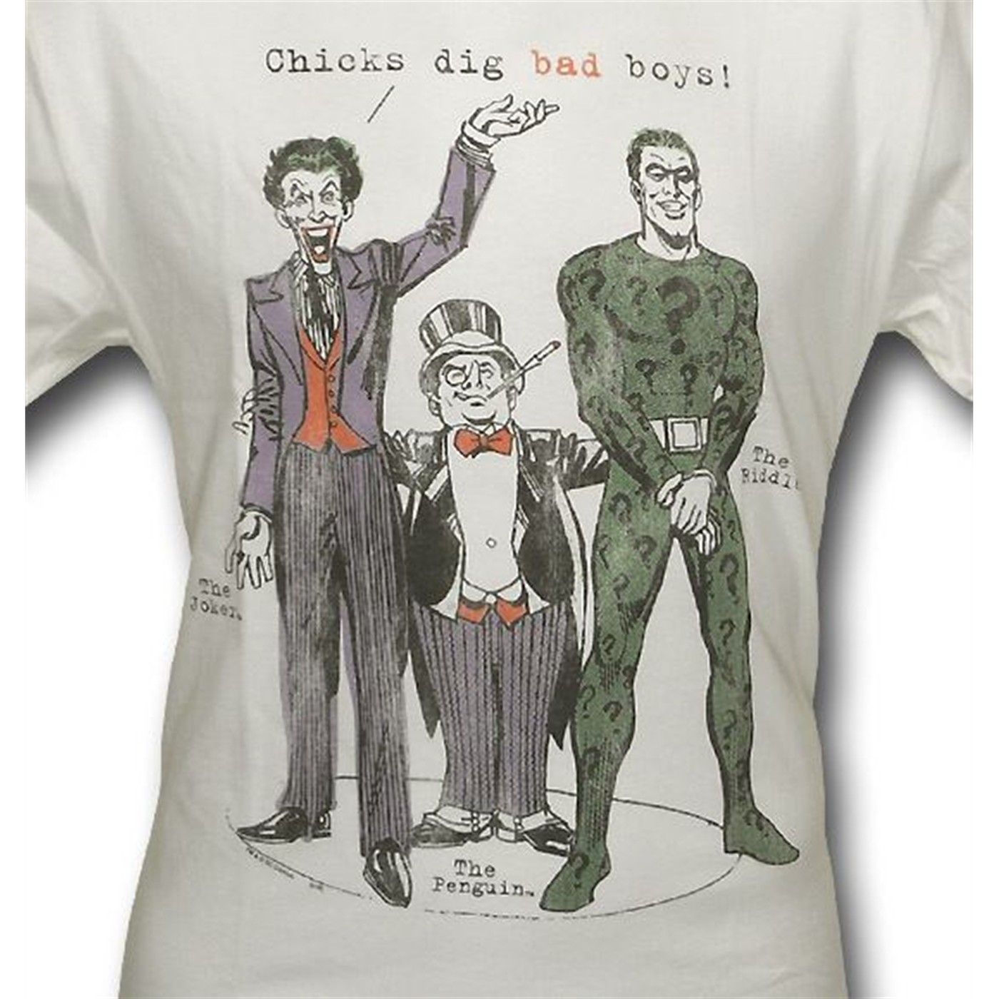 Joker and Friends Bad Boys Junk Food T-Shirt