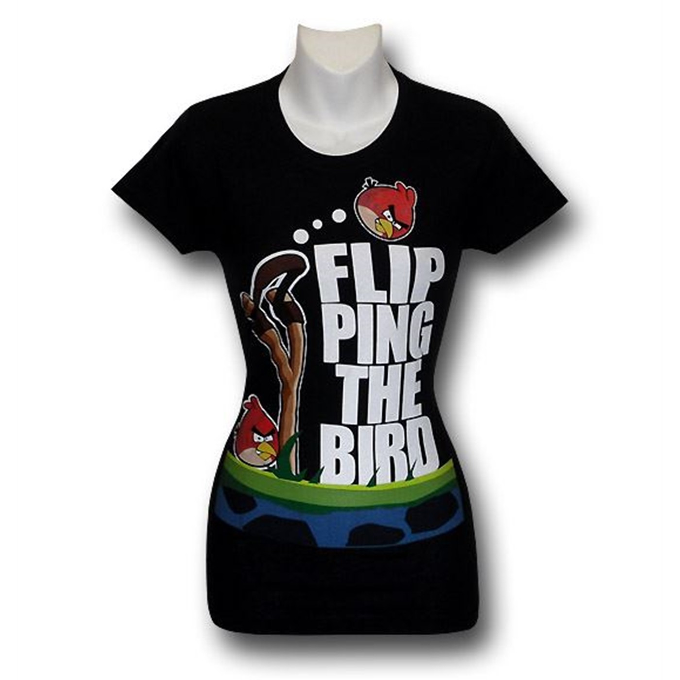 Angry Birds Women's Flip the Bird T-Shirt
