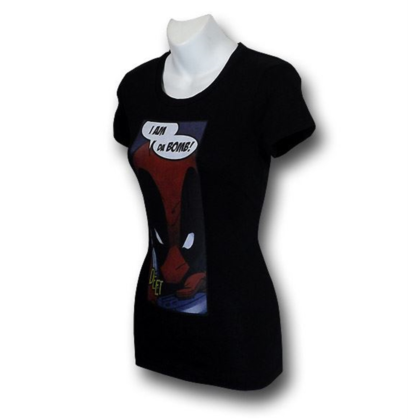 Deadpool Jr Womens Da Bomb T-Shirt