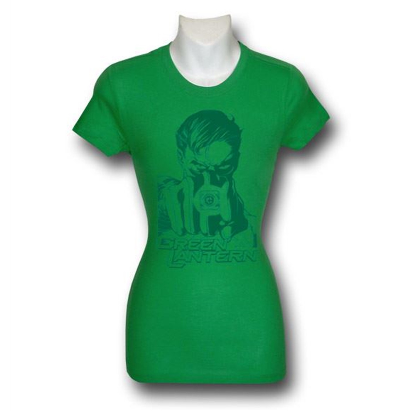 Green Lantern Movie Women's Fist Face T-Shirt