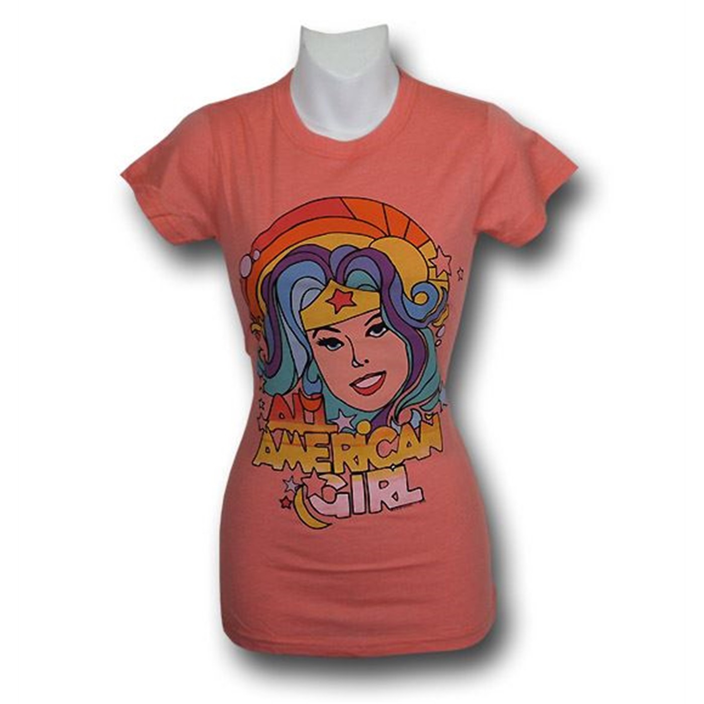 Wonder Woman Juniors All American Junk Food T-Shirt