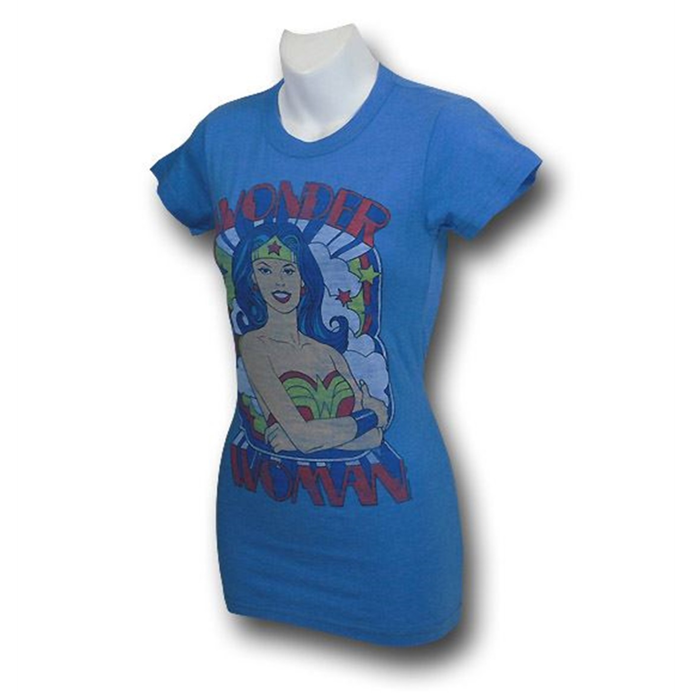 Wonder Woman Pose Junk Food Juniors T-Shirt