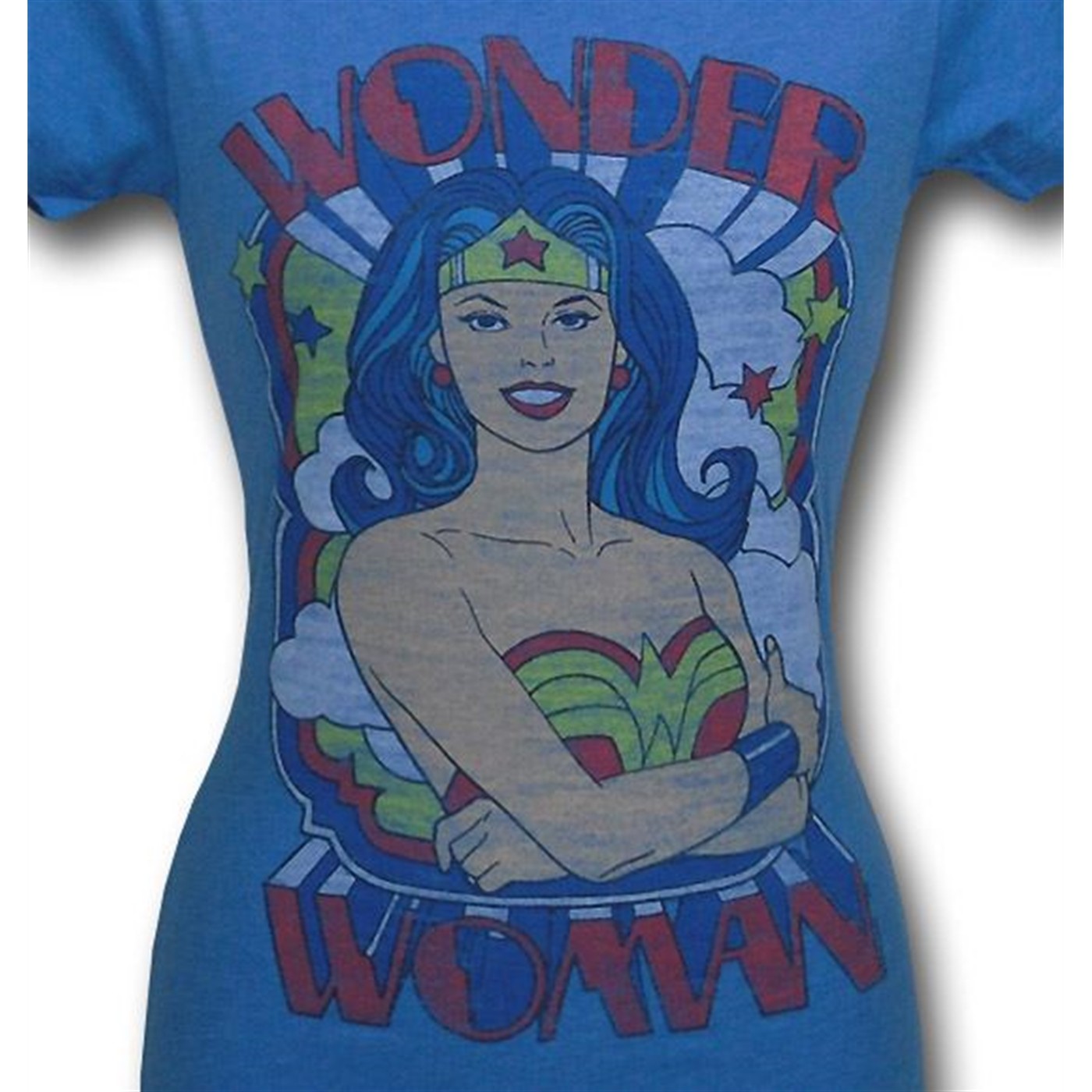 Wonder Woman Pose Junk Food Juniors T-Shirt