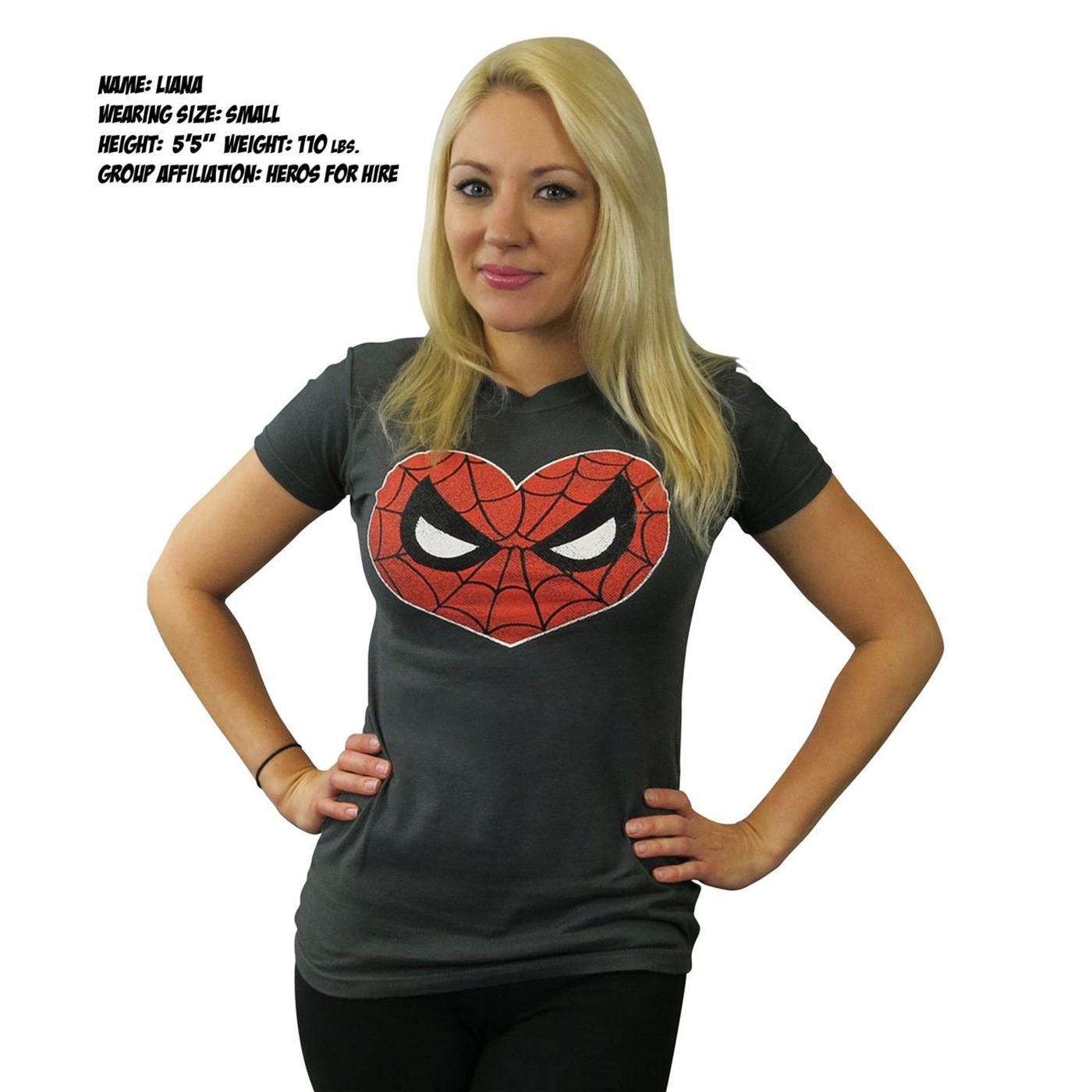 Spiderman Women's Heart Spidey T-Shirt