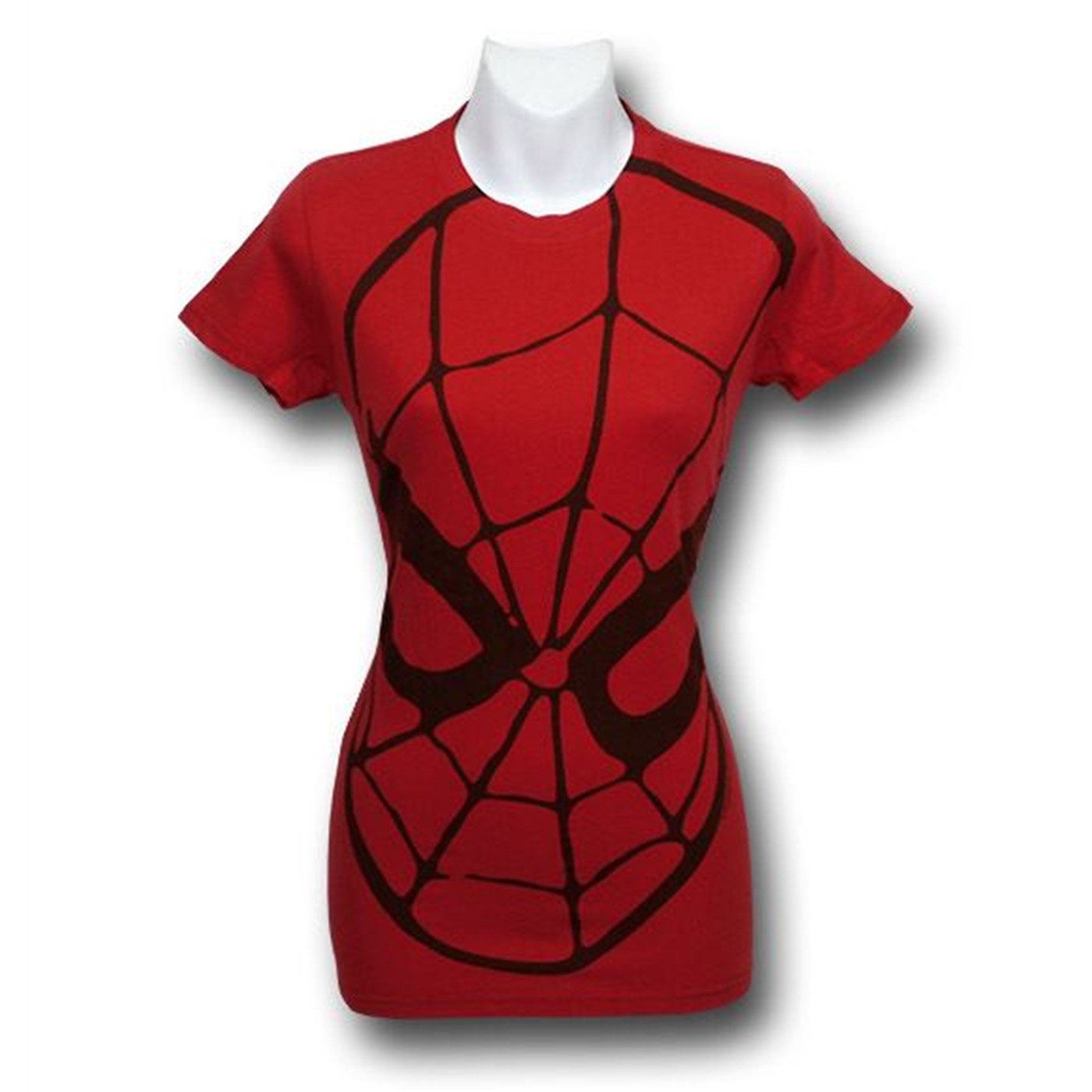 Spiderman Juniors Red Mask (30 Single) T-Shirt