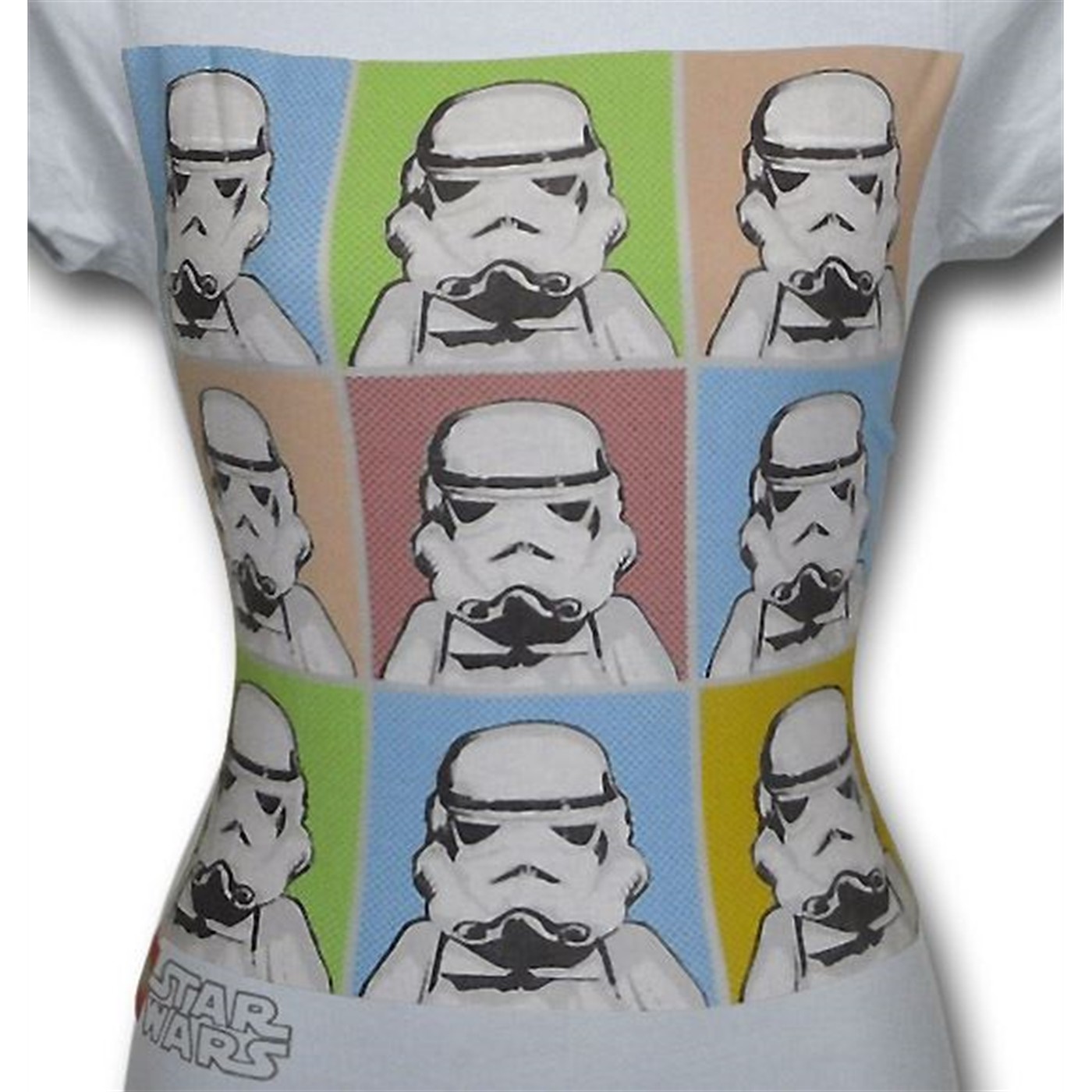 Star Wars Lego Jr Womens Warhol T-Shirt