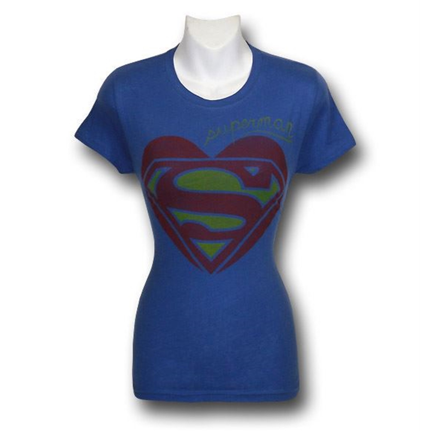 Superman Women's Heart Symbol T-Shirt