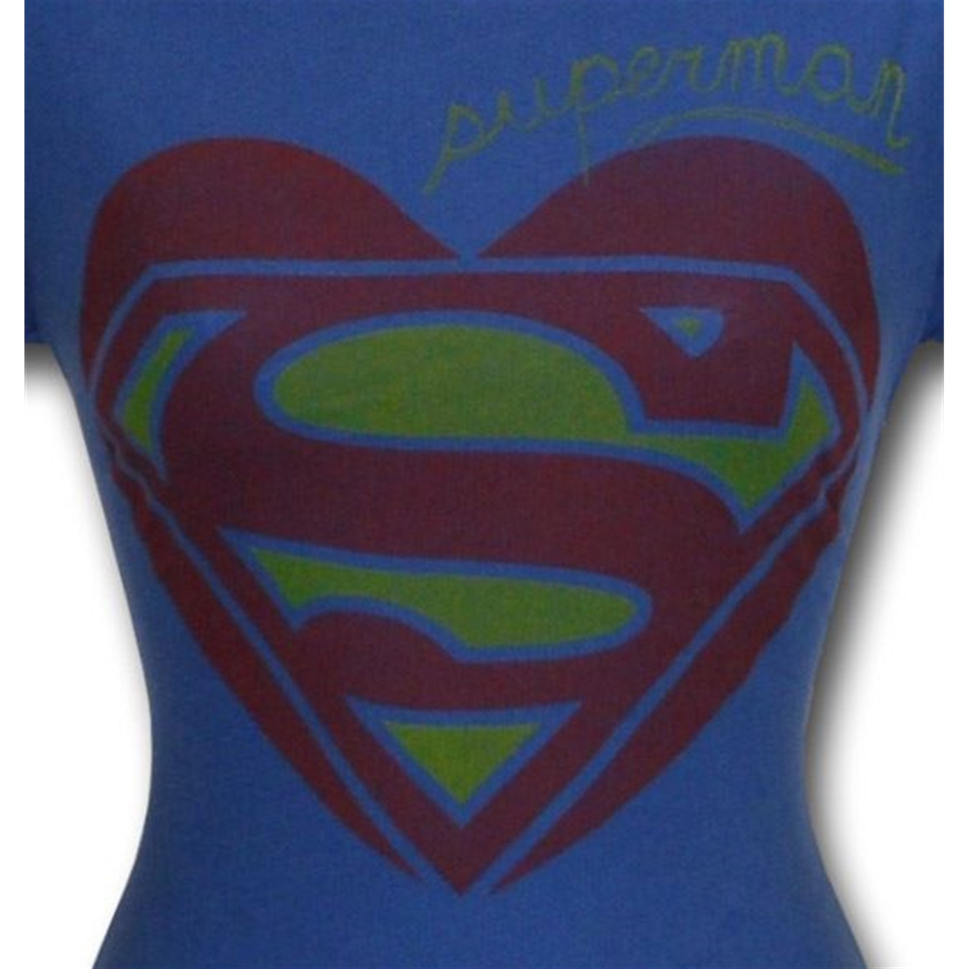 Superman Women's Heart Symbol T-Shirt
