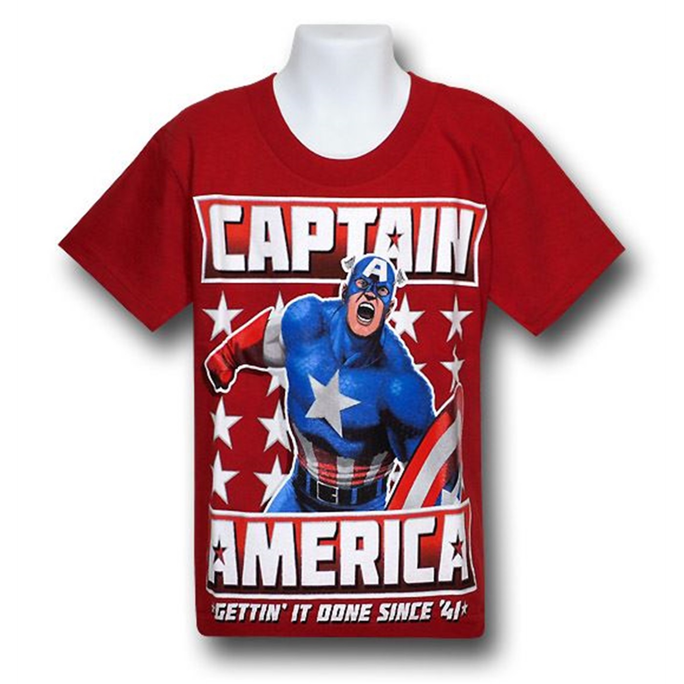Captain America Juvenlie Since '41 T-Shirt