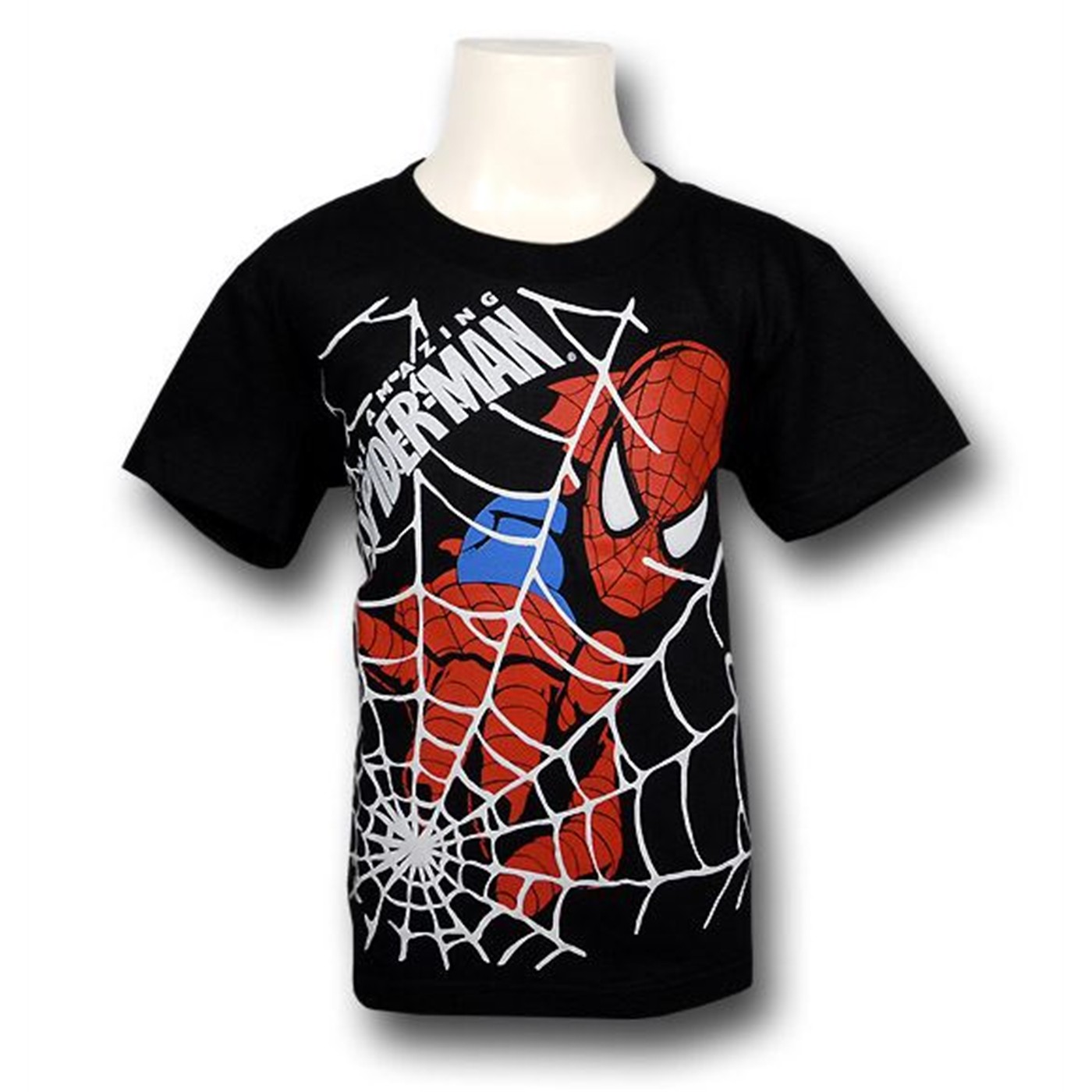 Spiderman Juvenile Web Faced T-Shirt