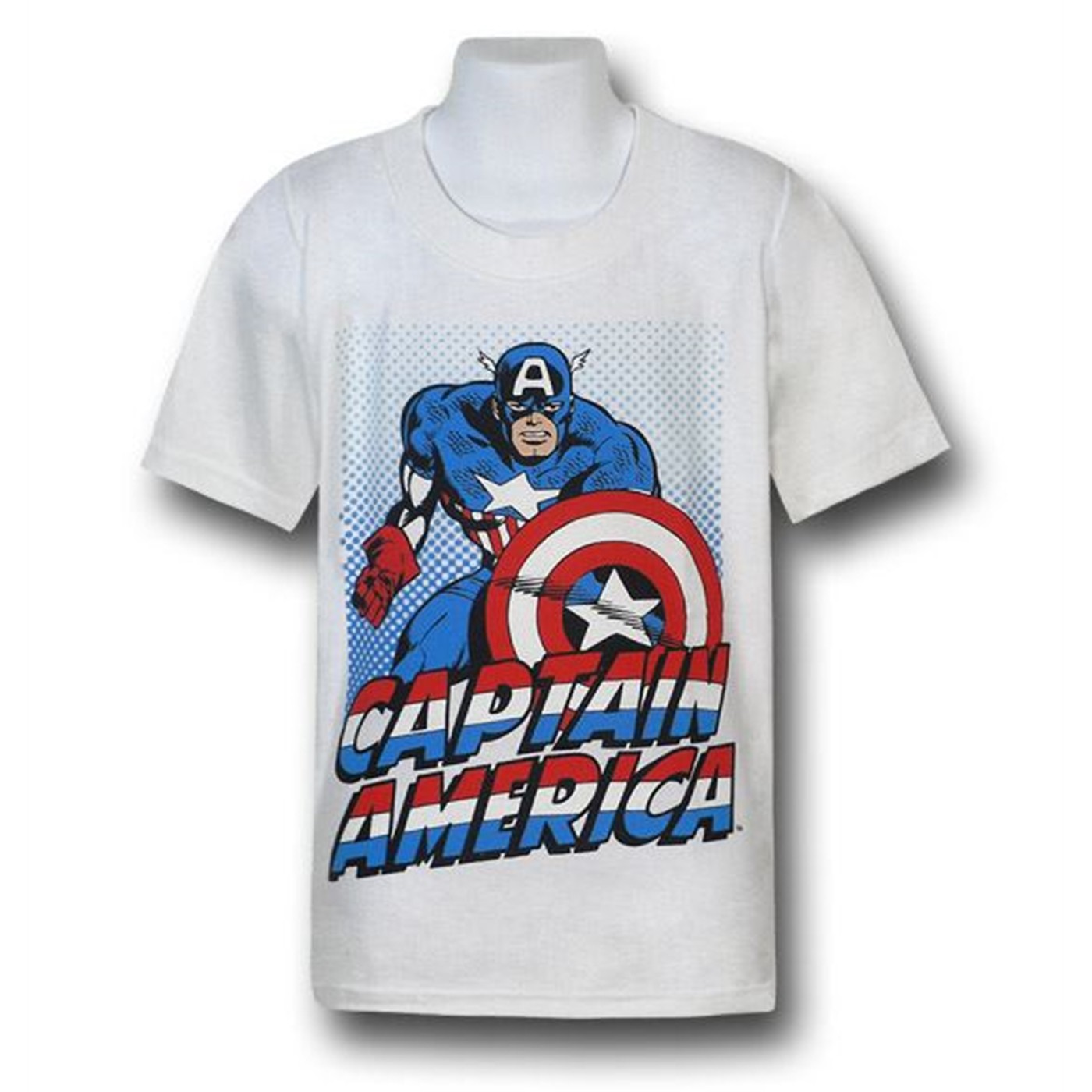 Captain America Kids Soldier Pose T-Shirt