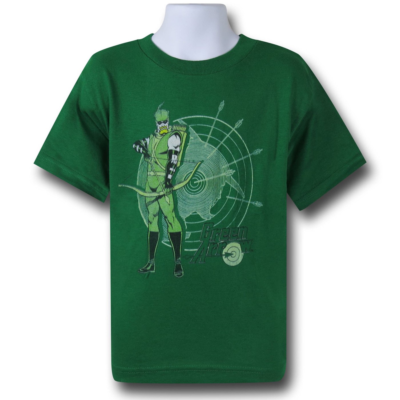 Green Arrow Kids Drawing Arrow T-Shirt