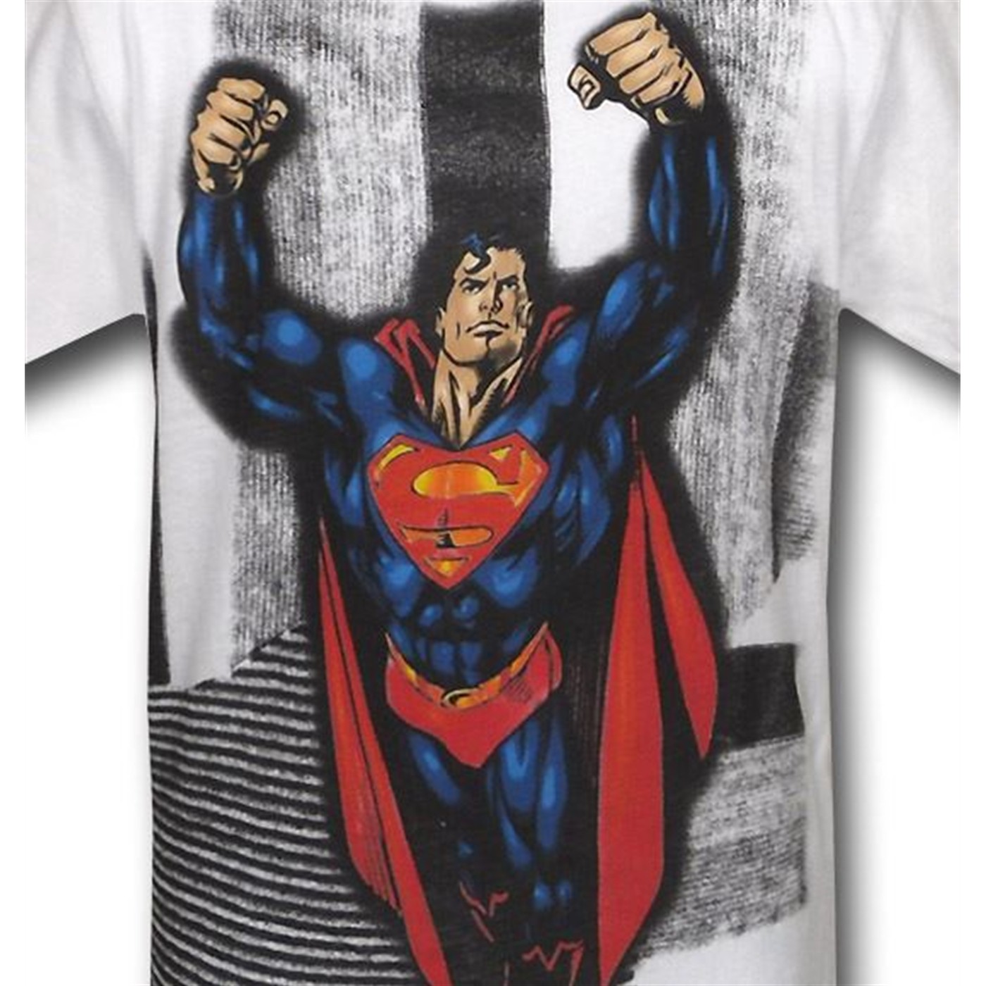 Superman Kids 30s Charcoal Fly T-Shirt