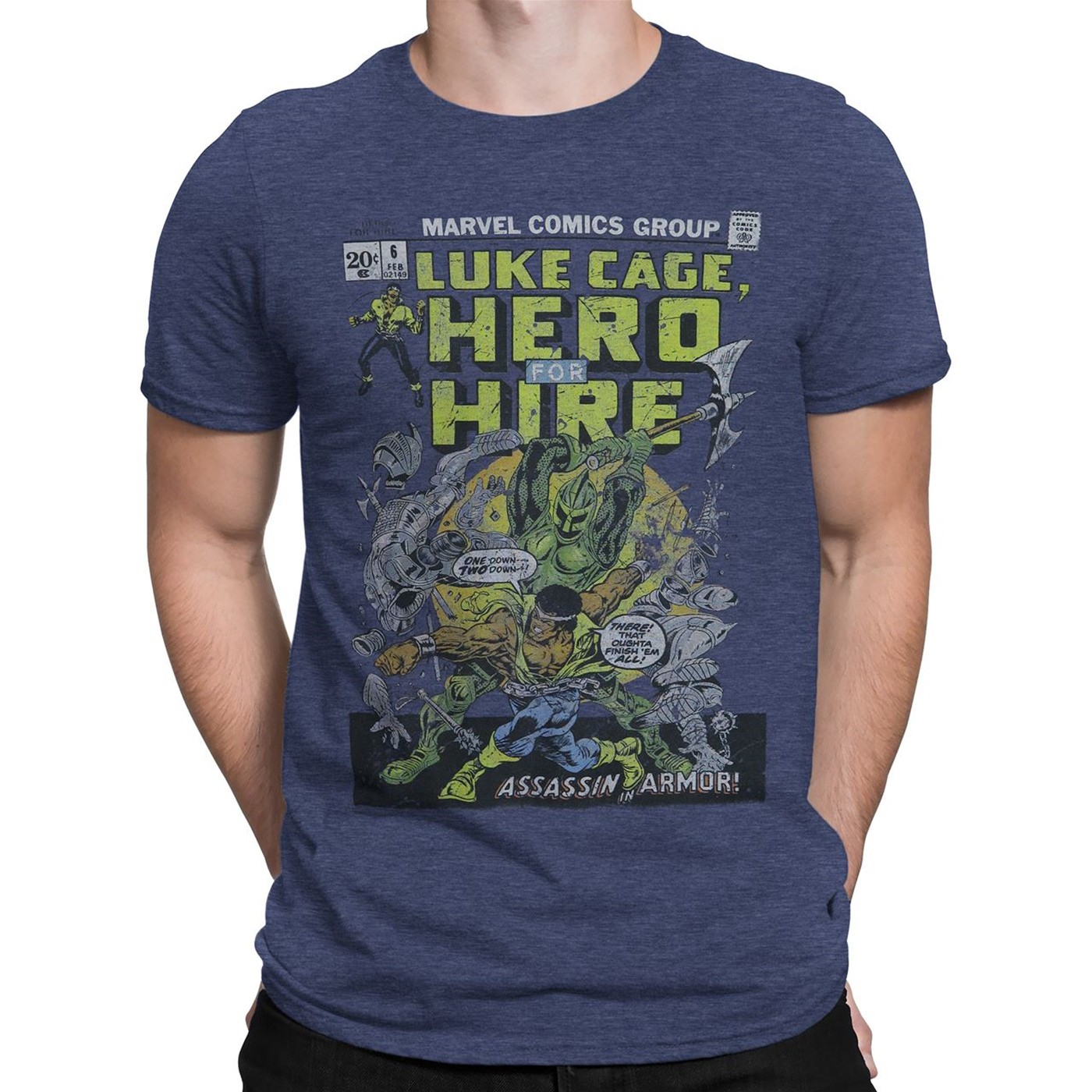 Luke Cage Hero For Hire #6 Men's T-Shirt
