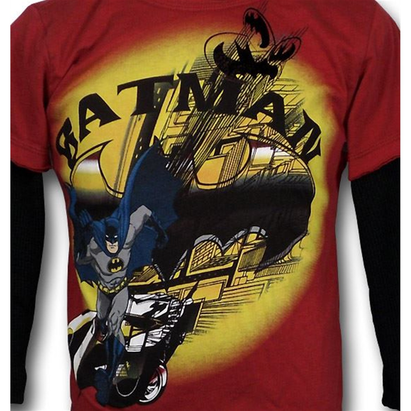 Batman Kids 30 Single City Long Sleeve T-Shirt