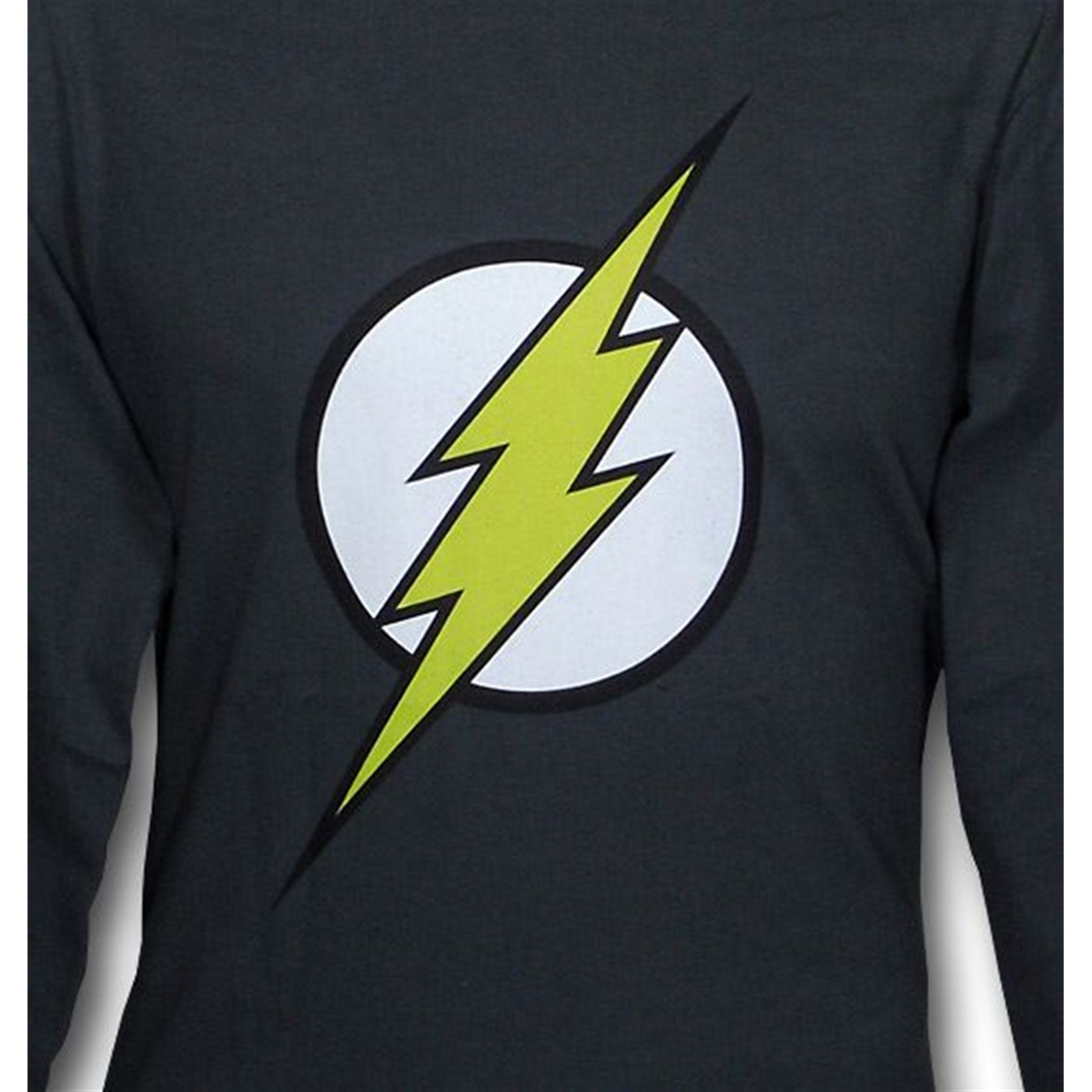 Flash Symbol Charcoal Long Sleeve T-Shirt