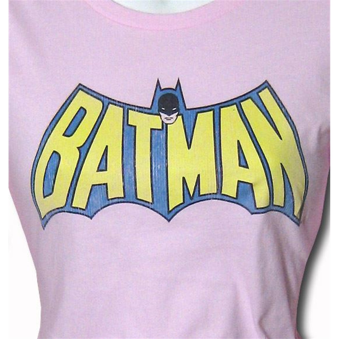 Batman Women's Classic Logo Pink Long Sleeve T-Shirt