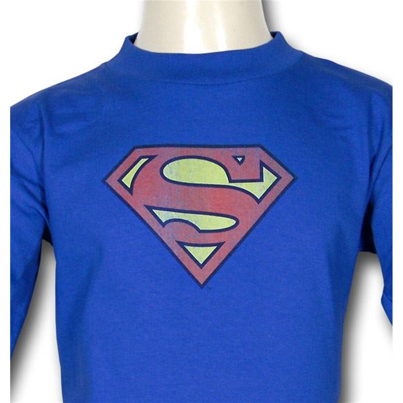 Superman Kids Dist Sym Long Sleeve T-Shirt