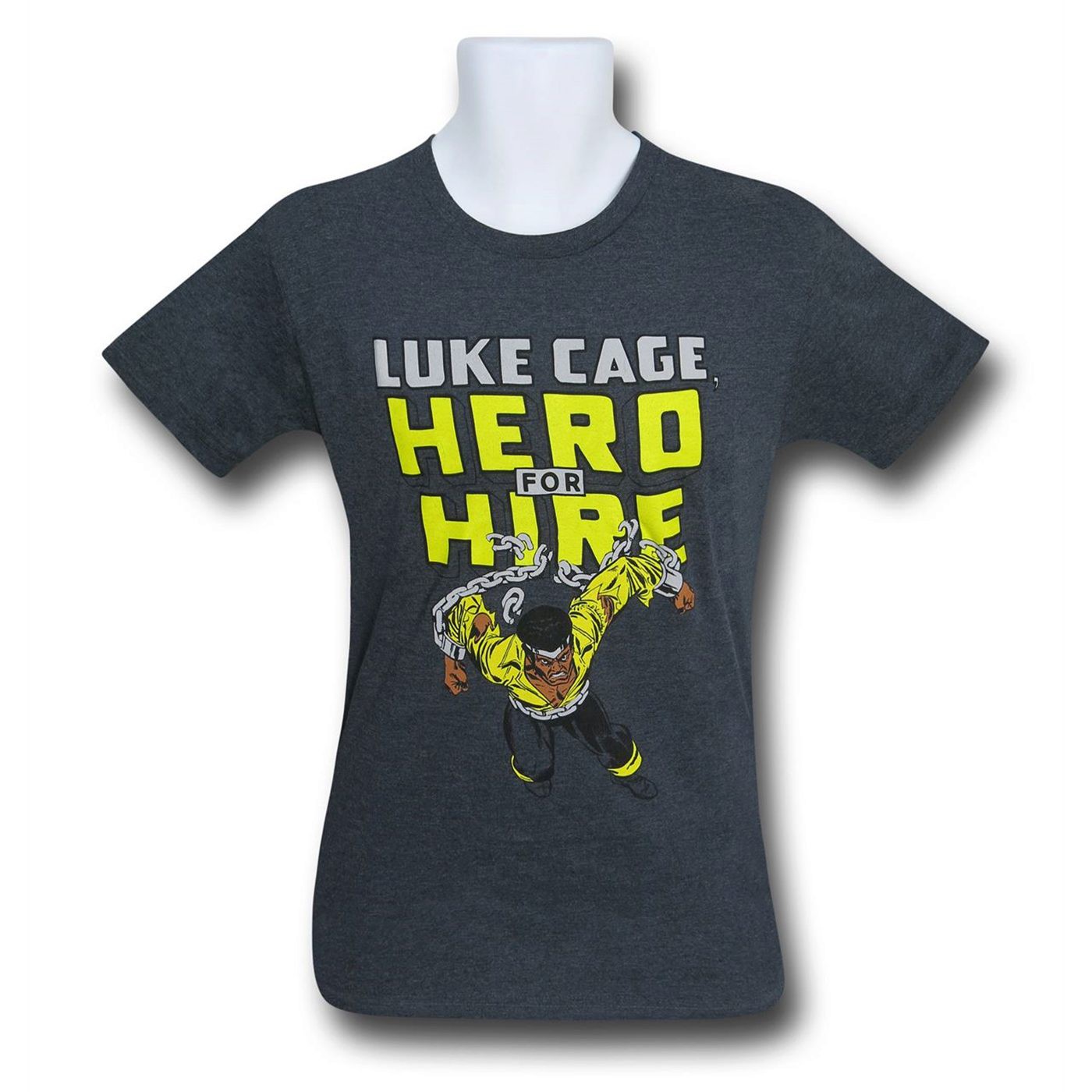 Luke Cage Hero for Hire Heather Men's T-Shirt