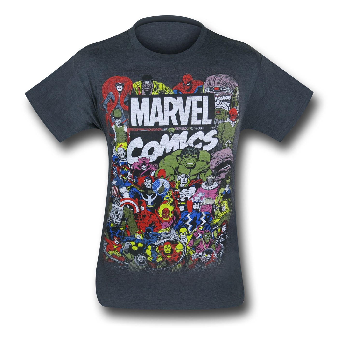 Marvel Comics Group Charcoal T-Shirt