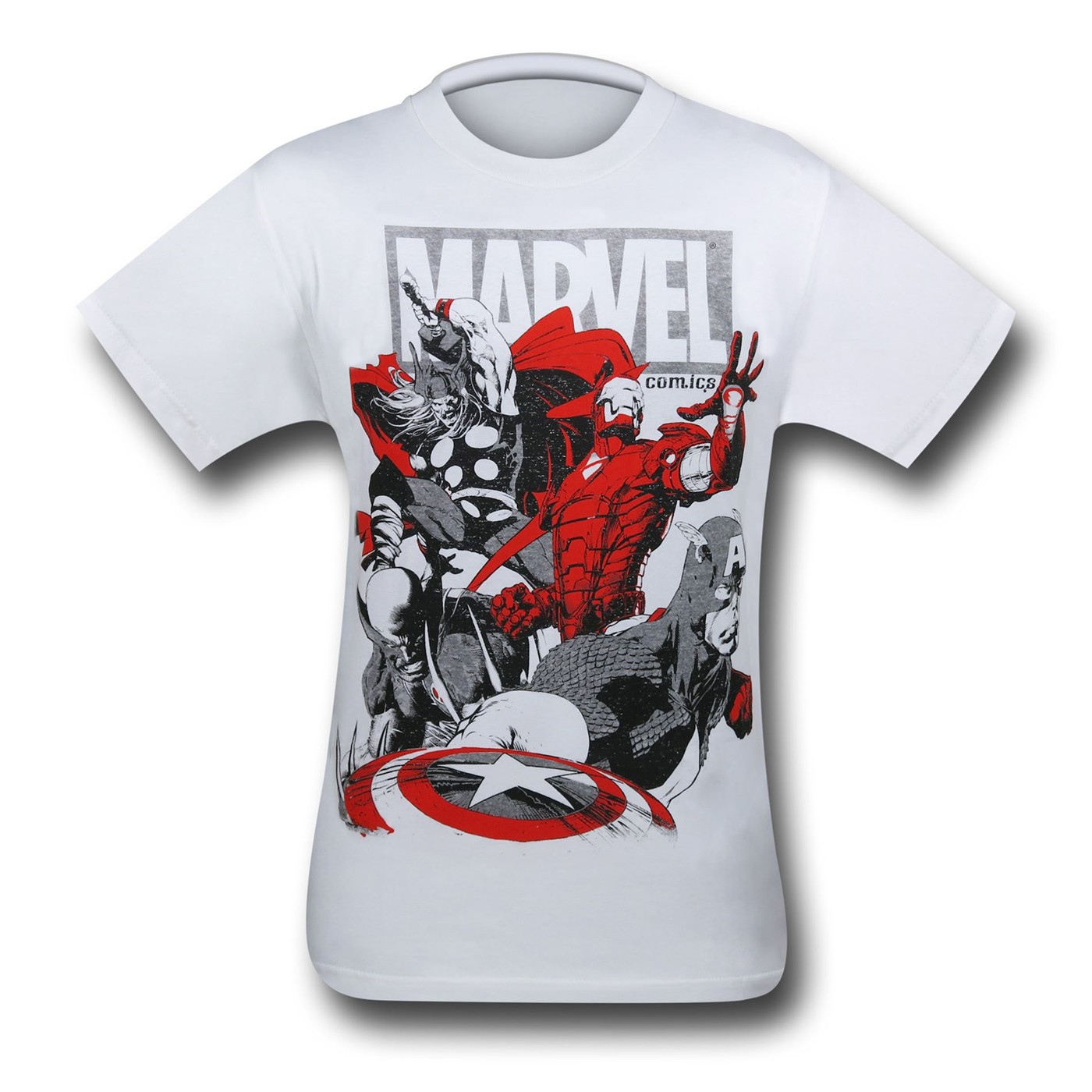 Avengers Then and Now T-Shirt