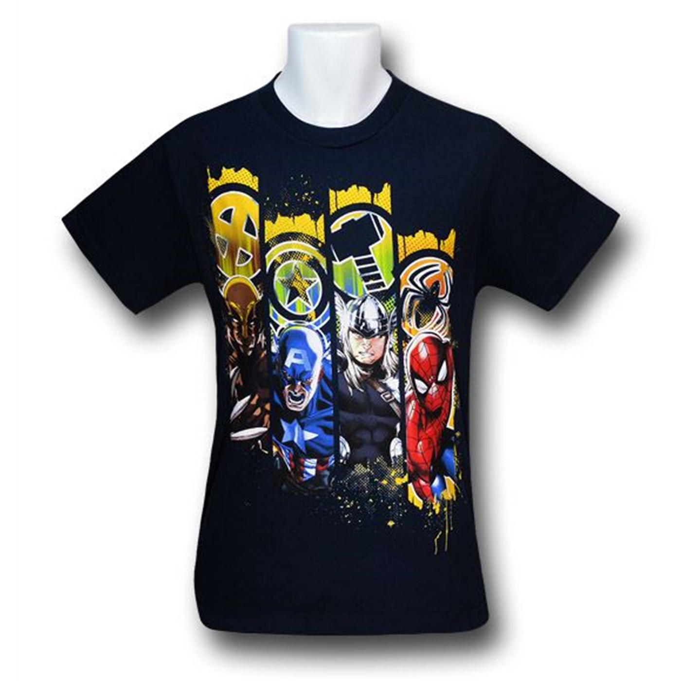 Marvel Heroes Lineup Youth T-Shirt