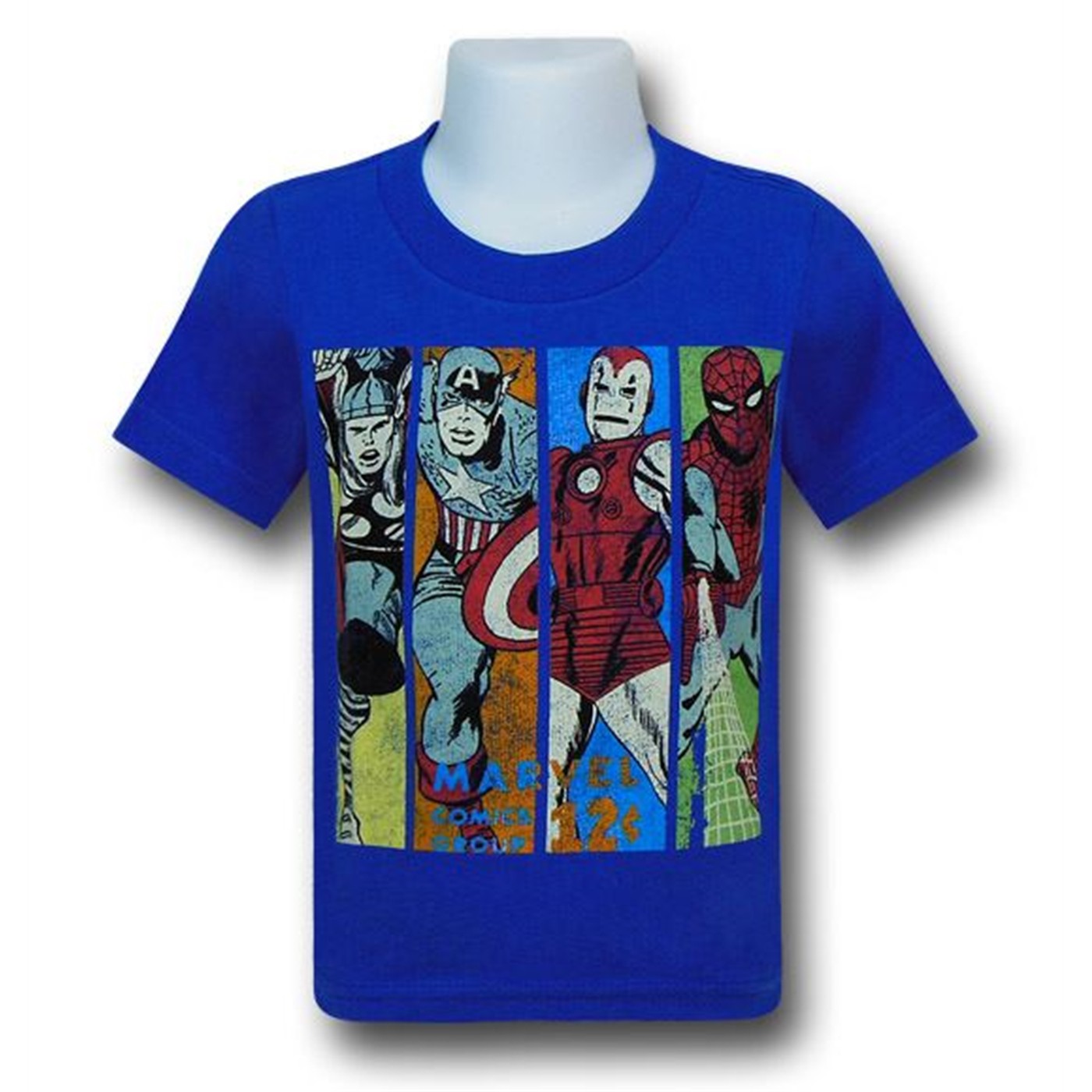 Marvel Hero Bars Blue Infant T-Shirt
