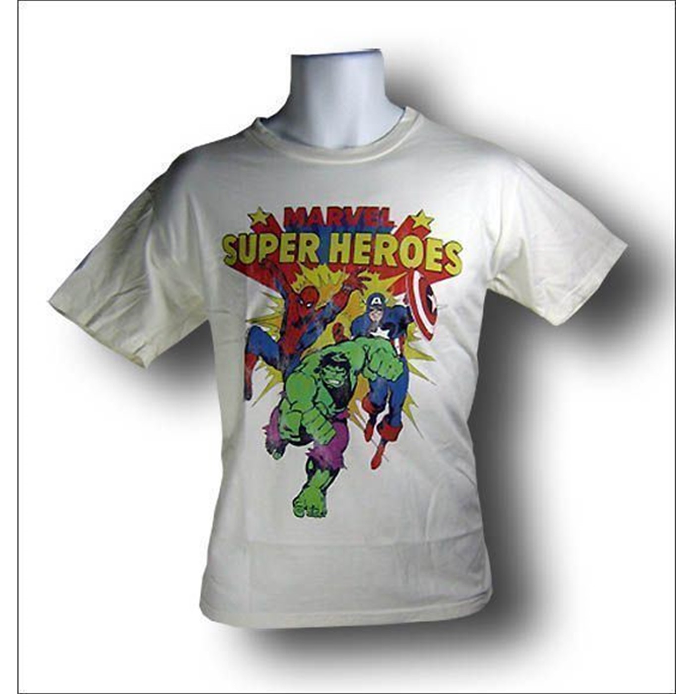 Marvel Adult Distressed T-Shirt by Junk Food