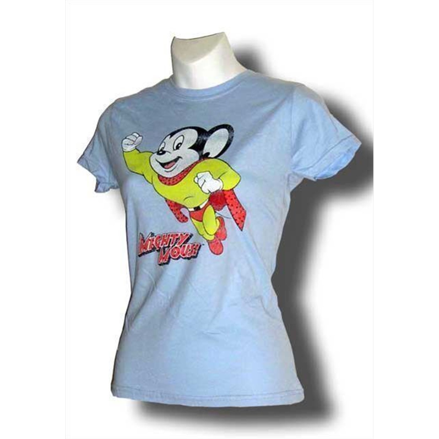 Mighty Mouse Crystals Blue T-Shirt