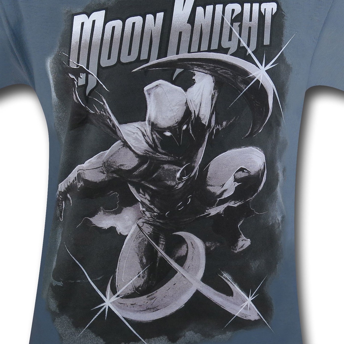 Moon Knight Crescent Darts on Grey T-Shirt