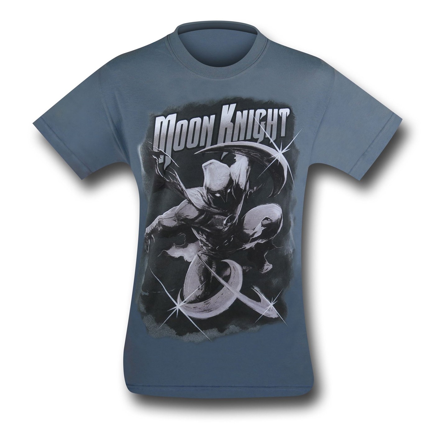Moon Knight Crescent Darts on Grey T-Shirt