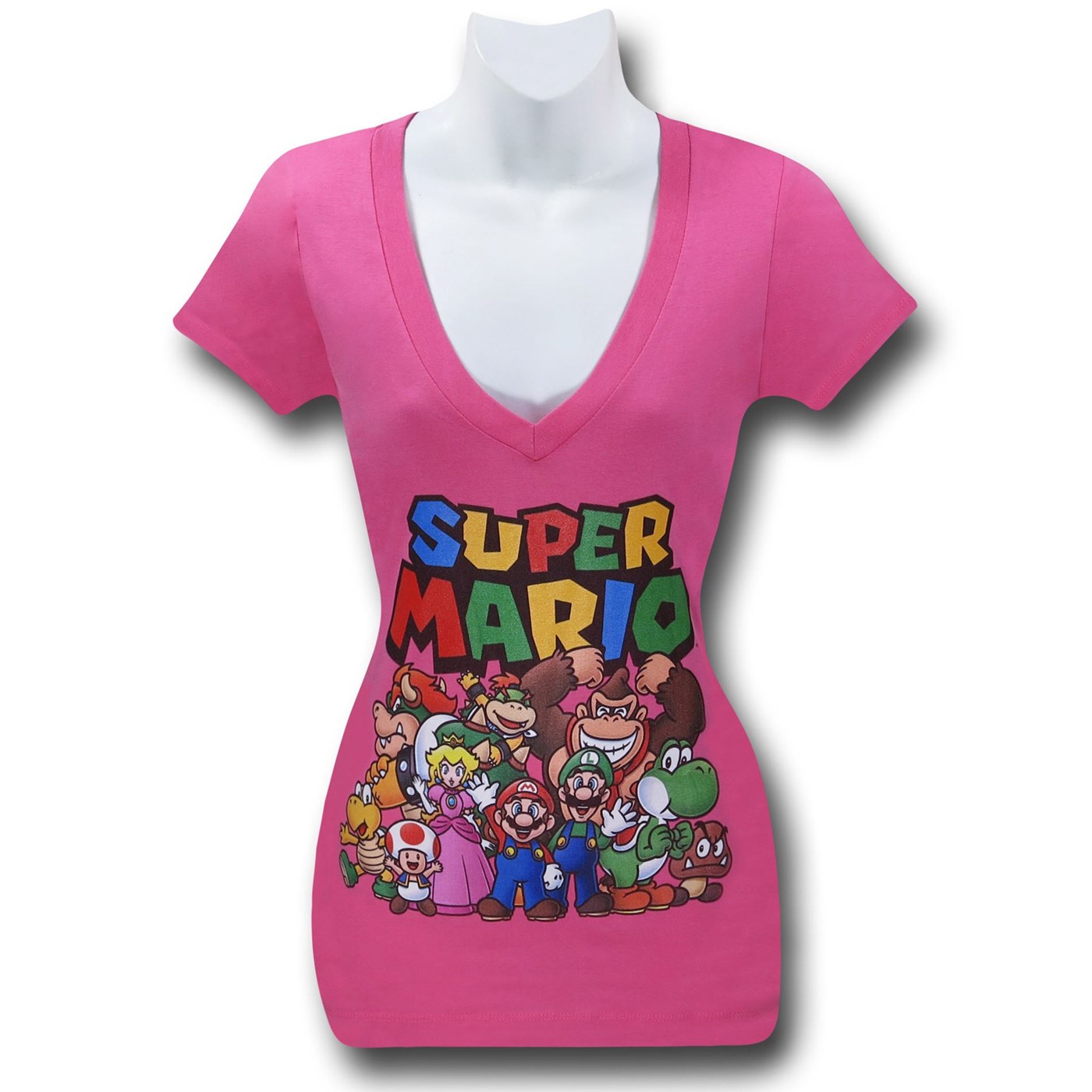 Mario Group Women's Pink T-Shirt