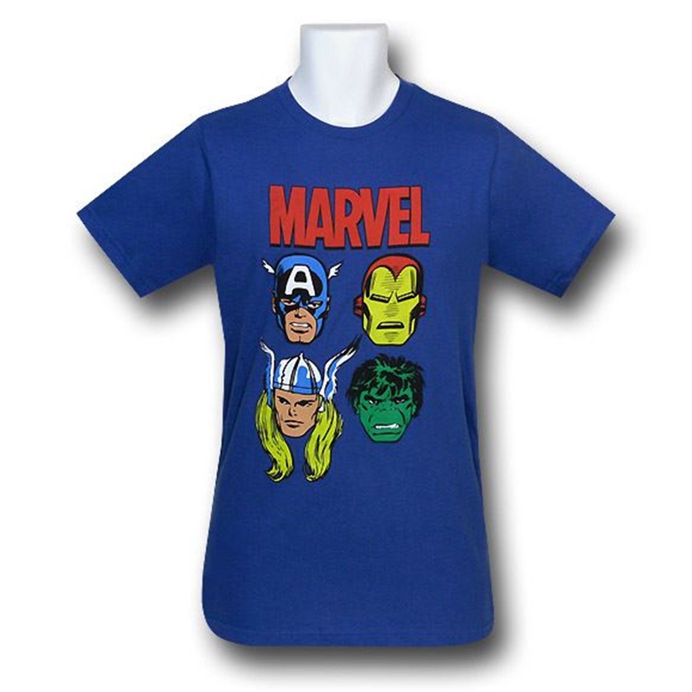 Marvel Avengers Heads 30 Single T-Shirt