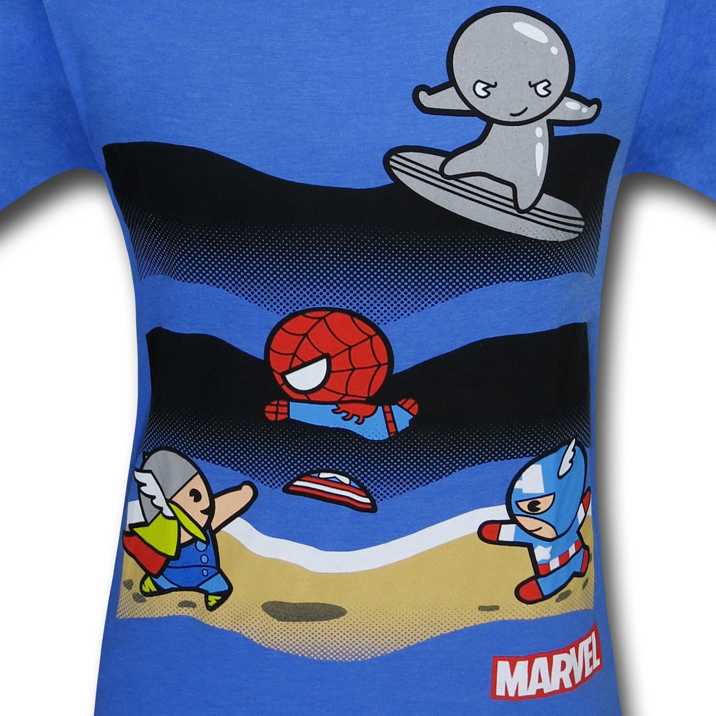 Marvel Kawaii Beach 30 Single T-Shirt