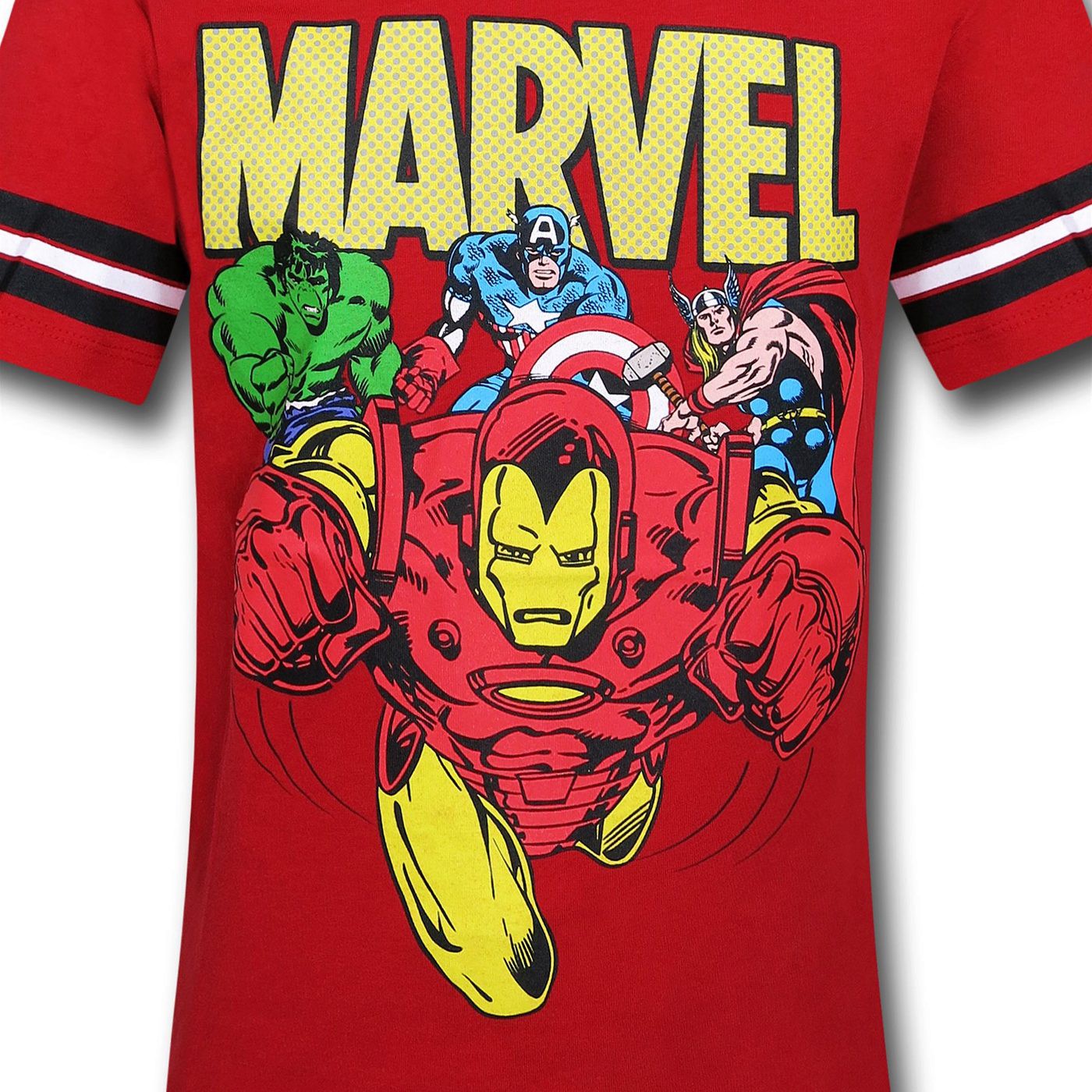 Marvel Retro Heroes Ready Girls Kids T-Shirt