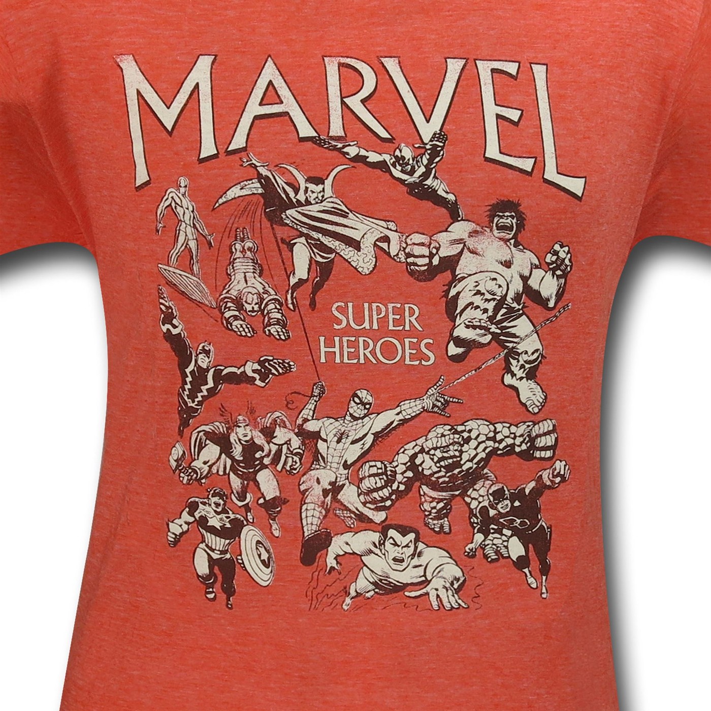 Marvel Super Heroes 30 Single Orange T-Shirt