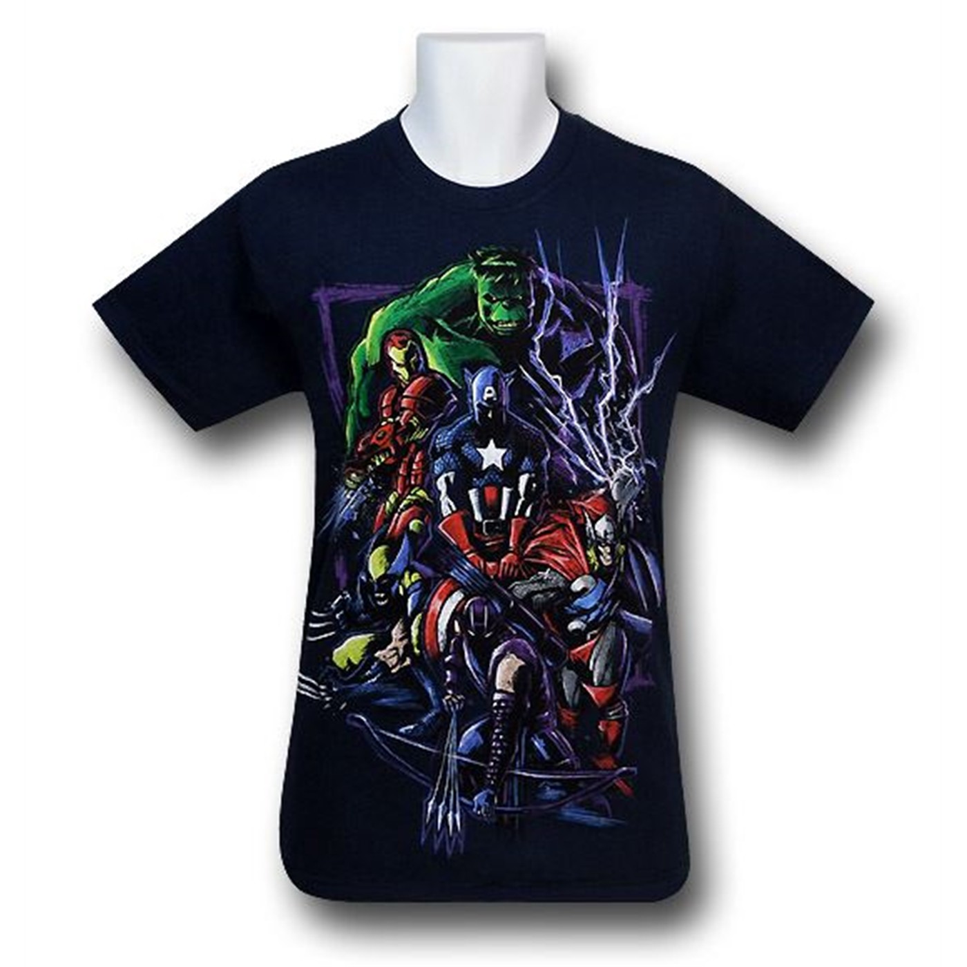 Avengers Scratch Attack T-Shirt