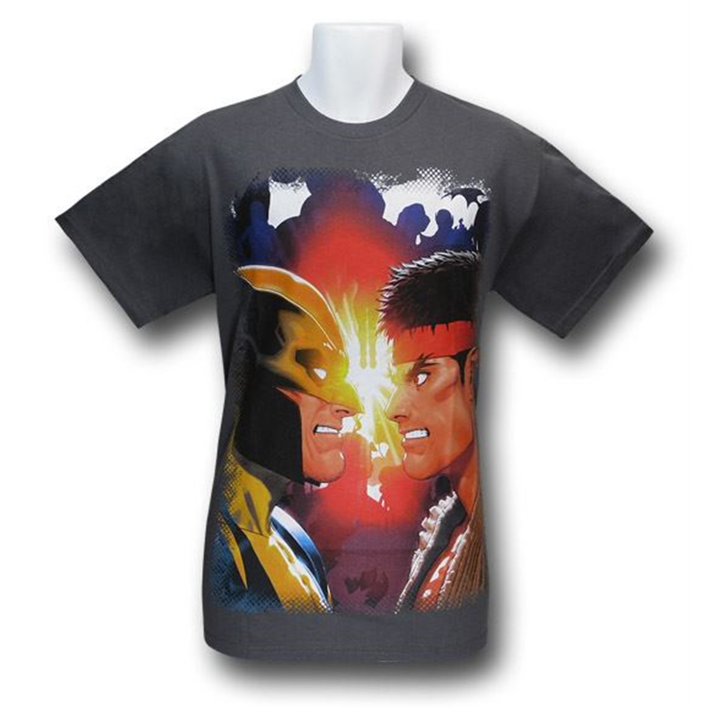 Marvel Streetfighter Wolverine Vs Ryu T-Shirt