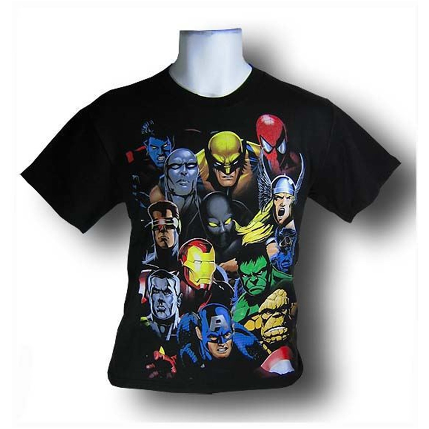 Marvel Heroes Youth Crunched Together T-Shirt