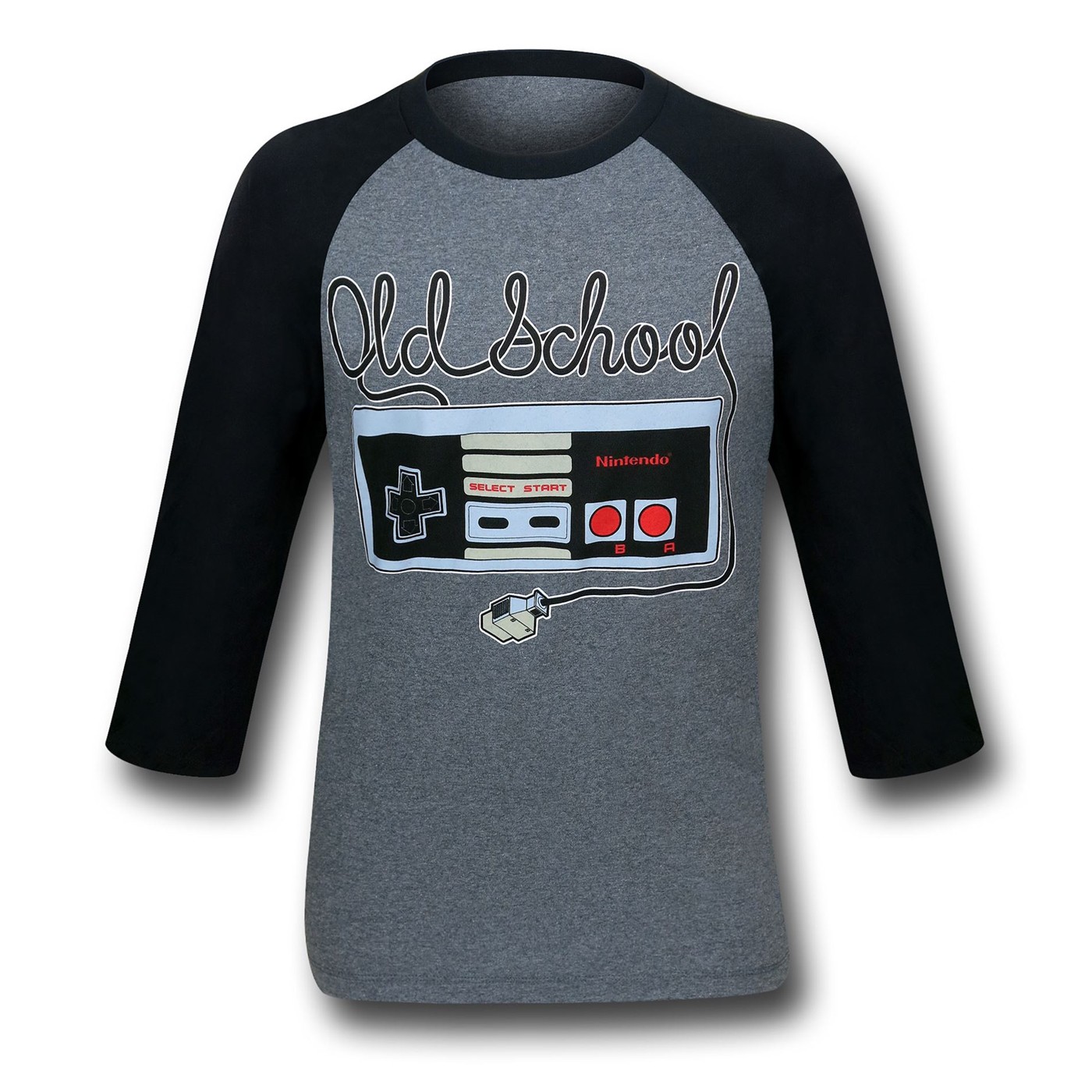 Nintendo Controller Tangle Baseball T-Shirt