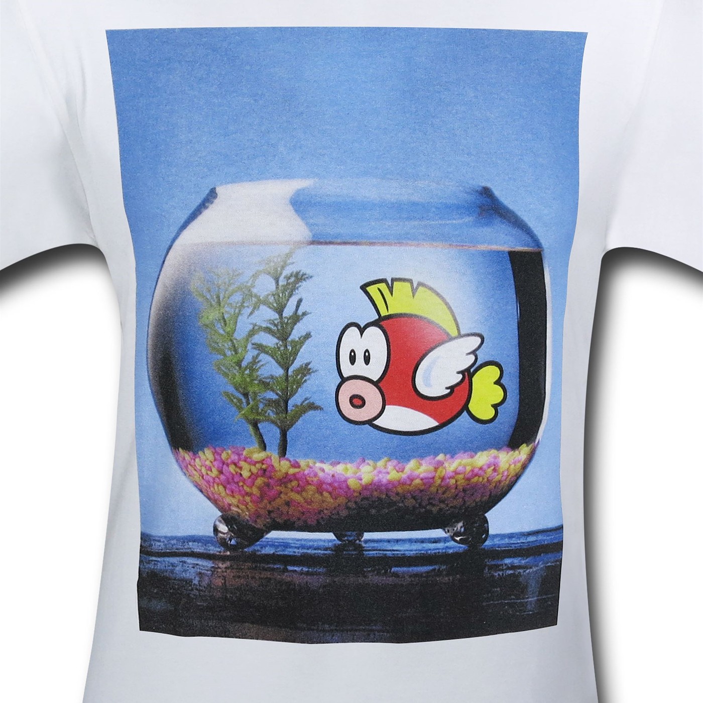 Nintendo Mario Cheep Cheep Fish Bowl T-Shirt