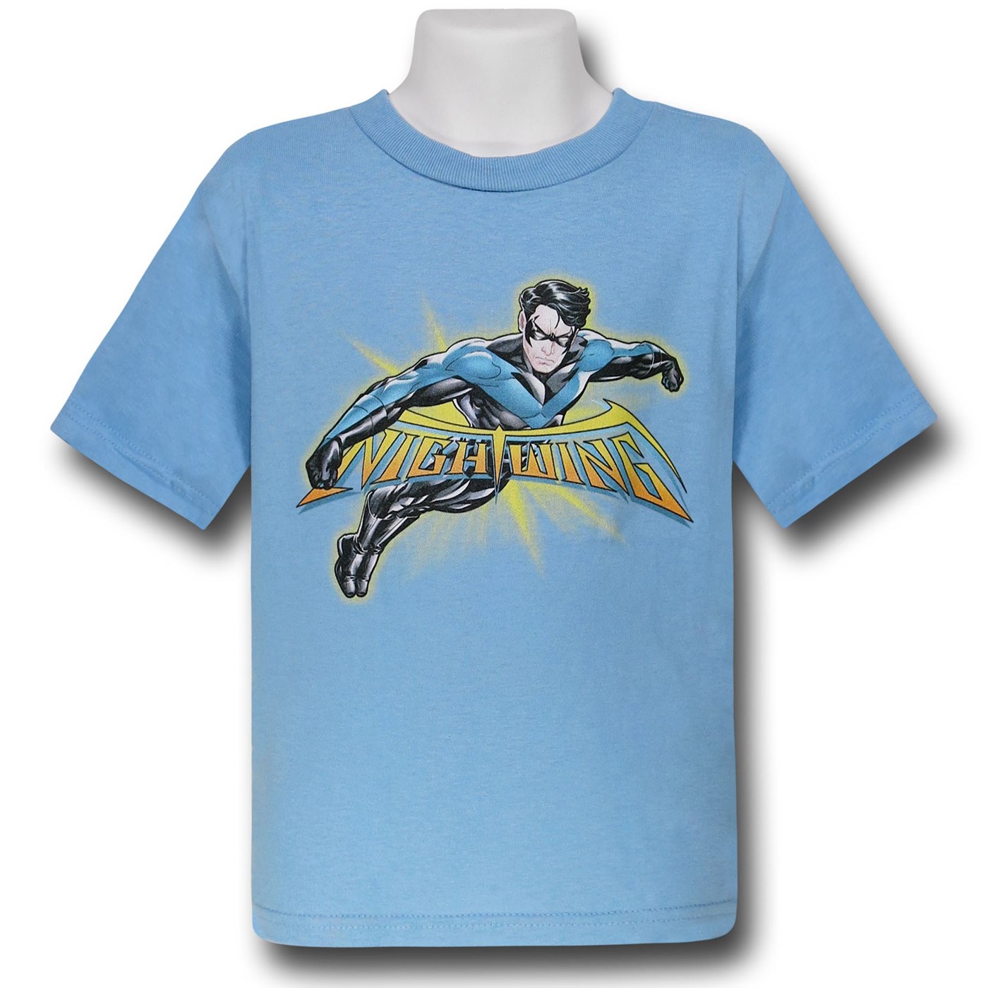 Nightwing Behind Logo Kids T-Shirt
