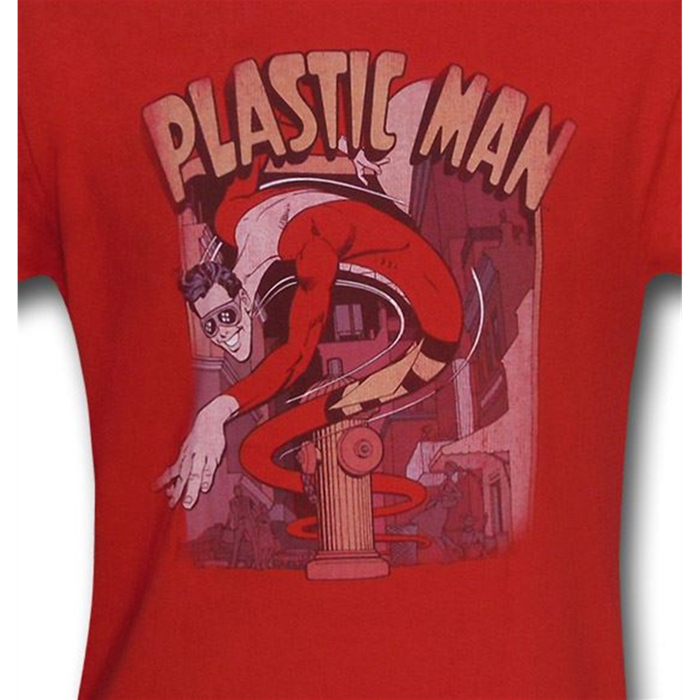 Plastic Man Street Bending Distressed T-Shirt