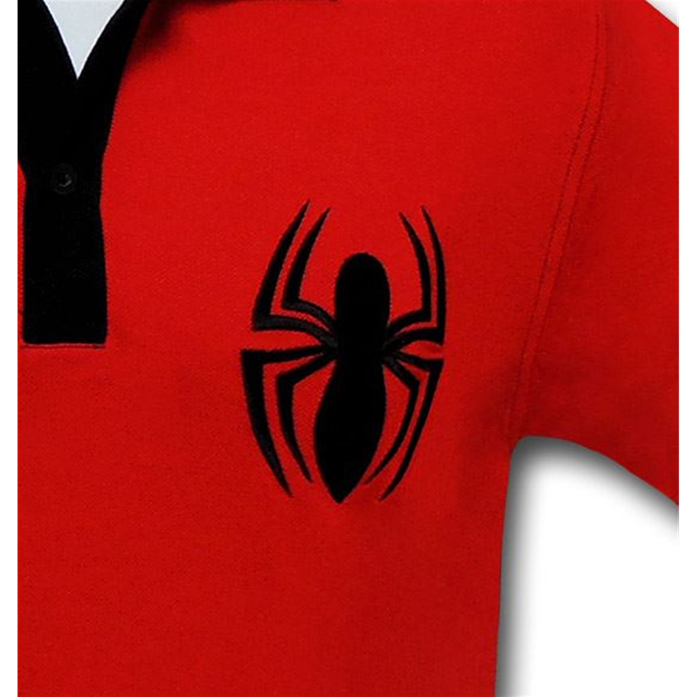 Spiderman Red Black Polo Shirt