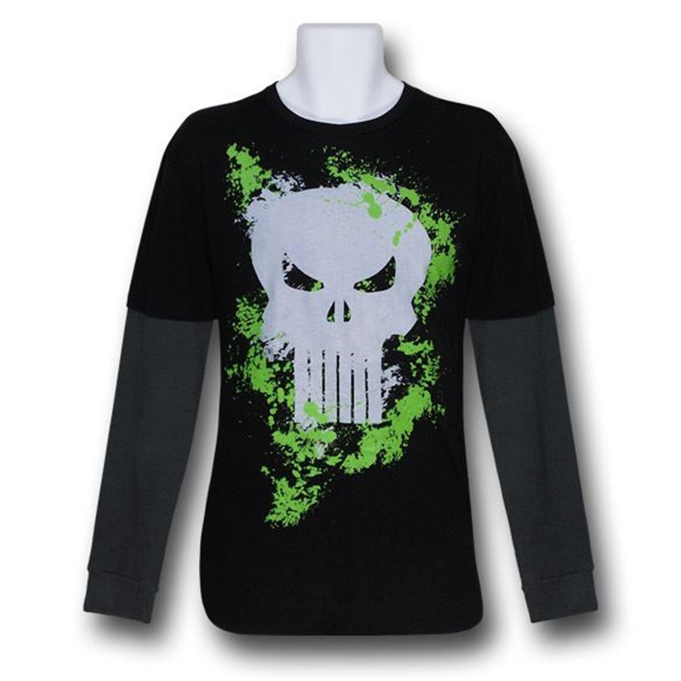 Punisher Double Sleeve Combo T-Shirt & Beanie