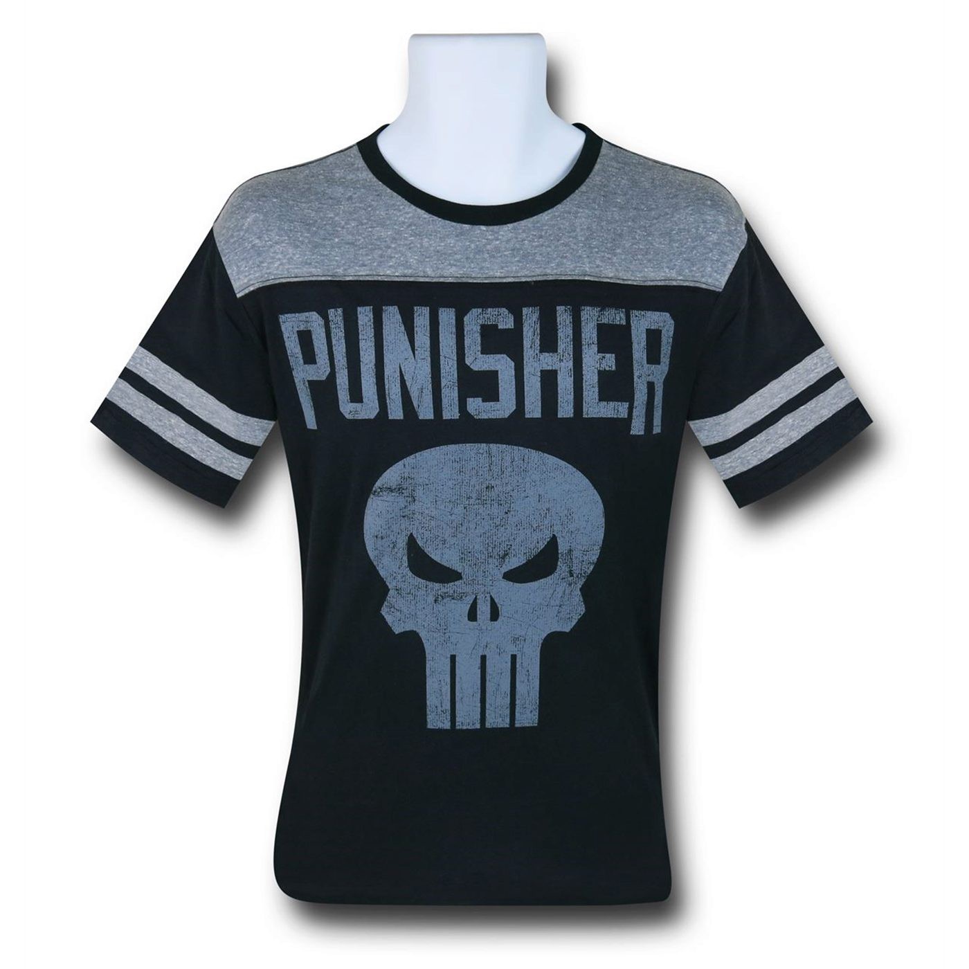 Punisher Grey Athletic Men's T-Shirt