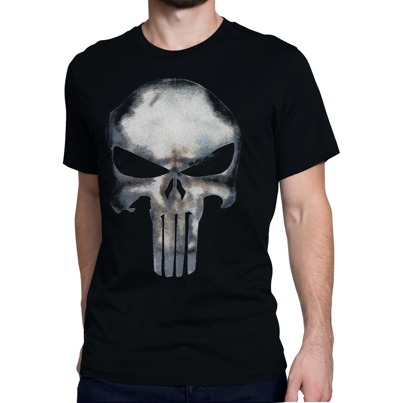 Dirty Ray Art Martial Punisher The Skull Screen No Mercy T-Shirt 