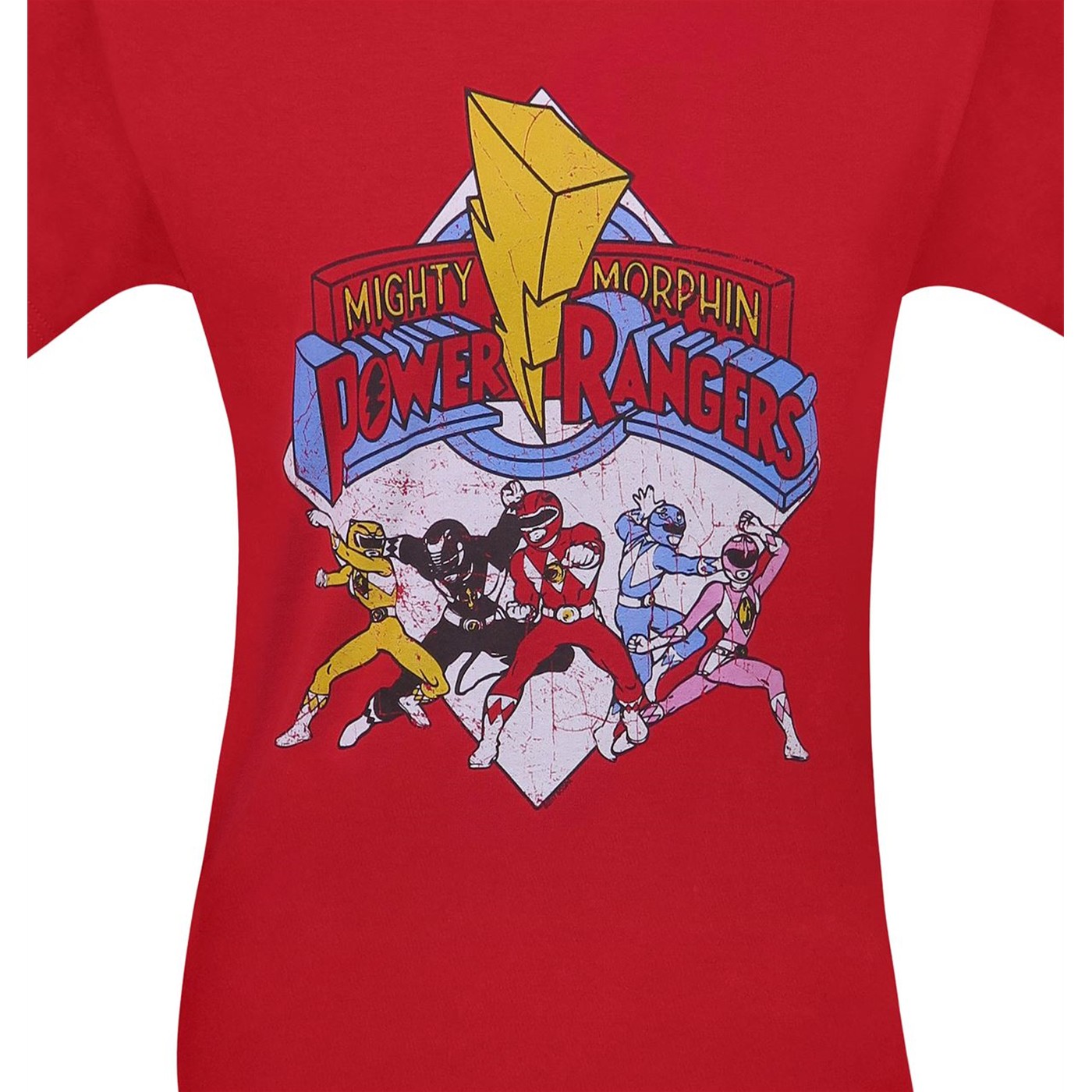 Power Rangers Retro Rangers Men's T-Shirt