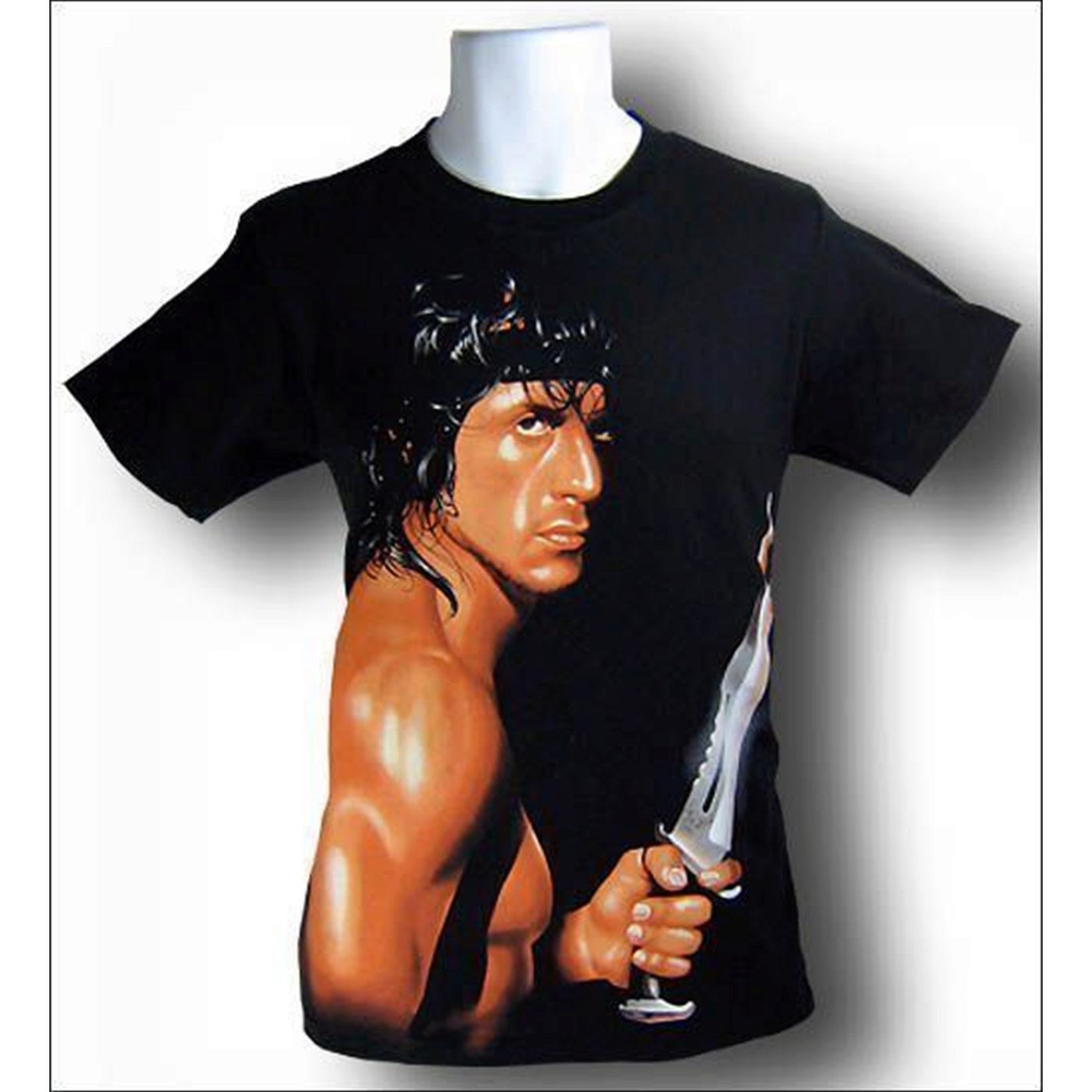 Rambo T-Shirt First Aid by Knife
