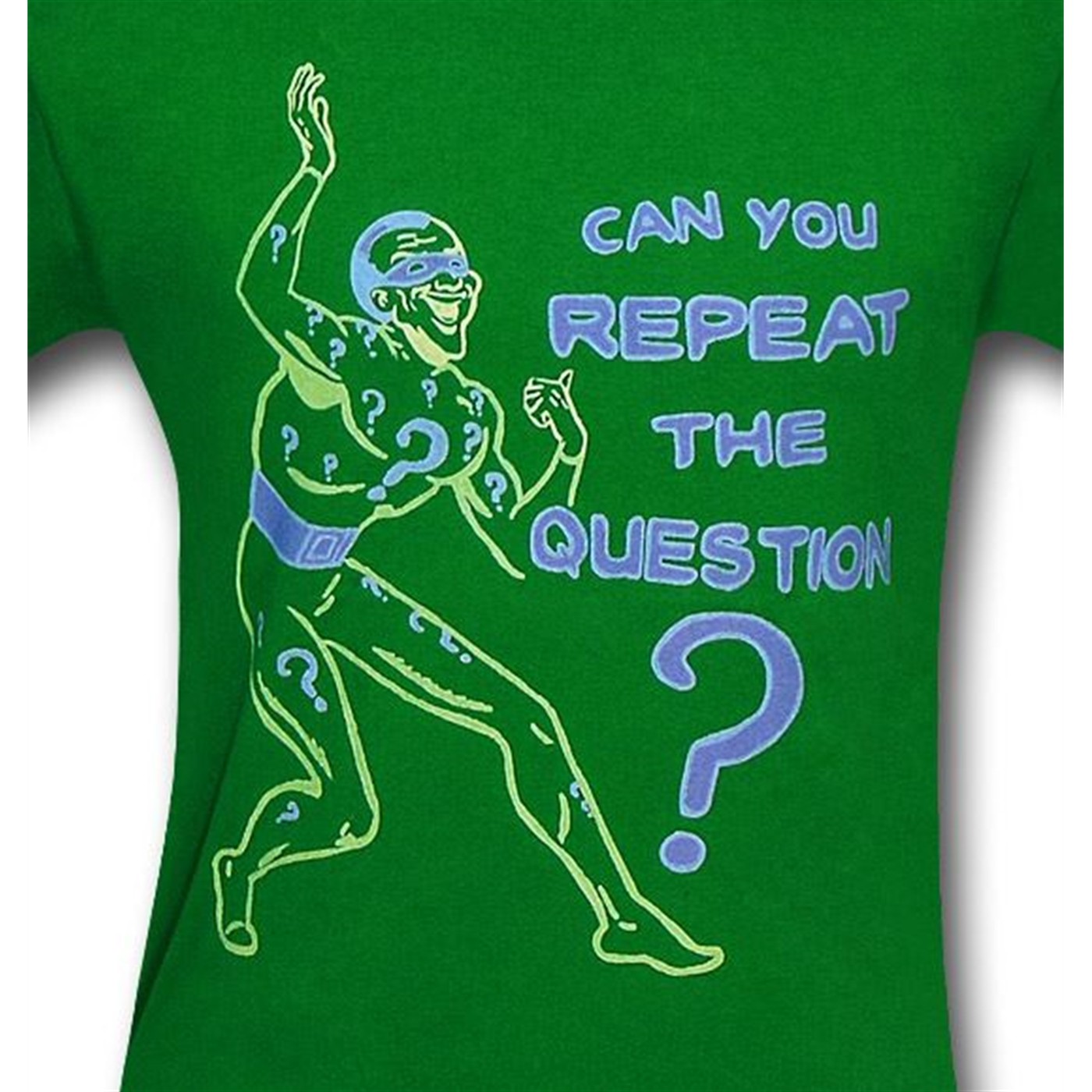 Riddler Repeat the Question Green T-Shirt